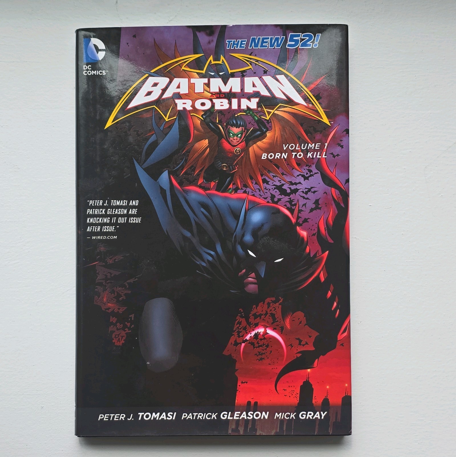 Batman & Robin Volume 1: Born to Kill Hardcover DC New 52 Tomasi Gleason