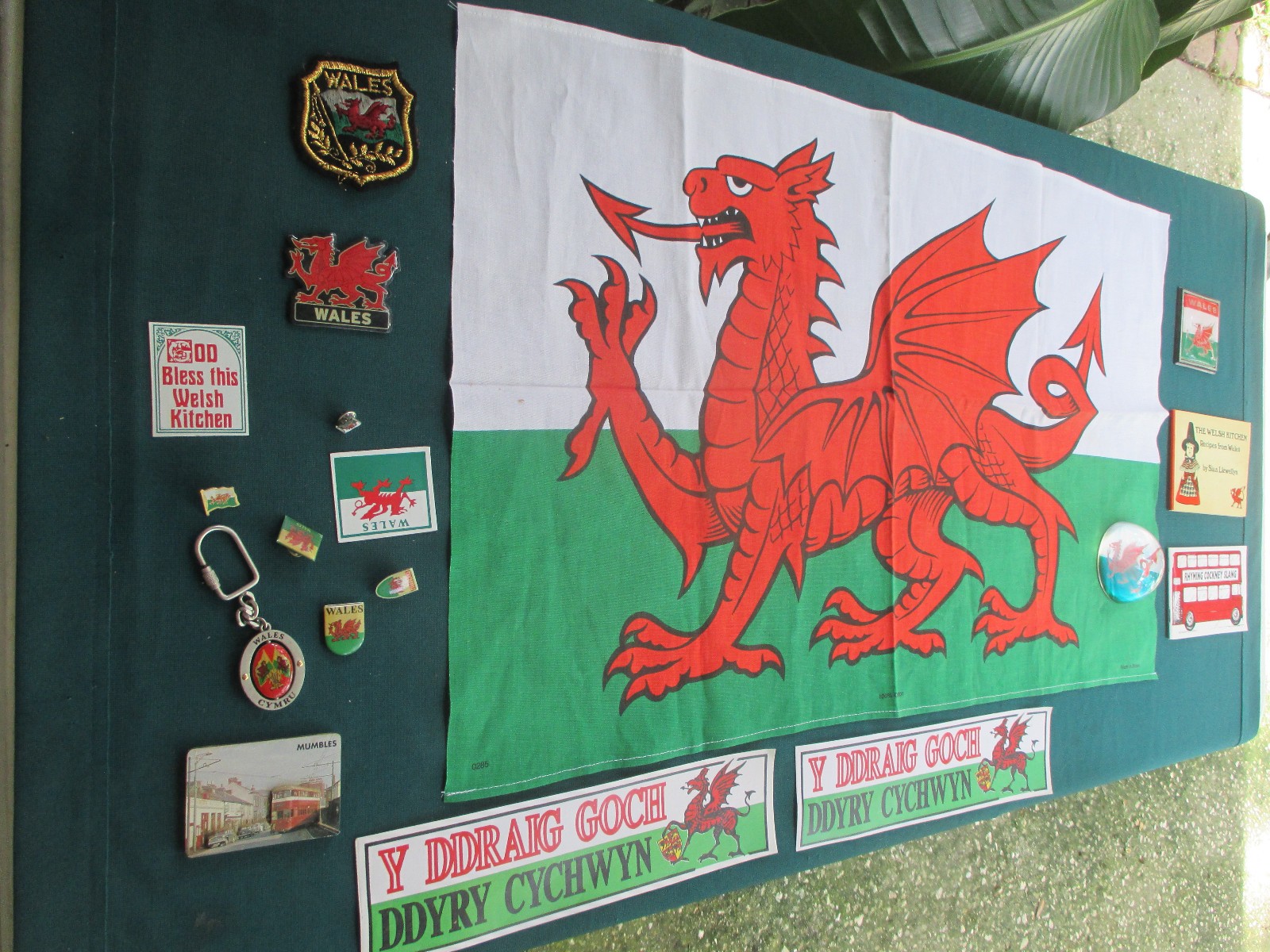 Vintage 1960s-1970\'s  Welsh  Souvenir cloth/ pins/ weight / magnets etc LOT