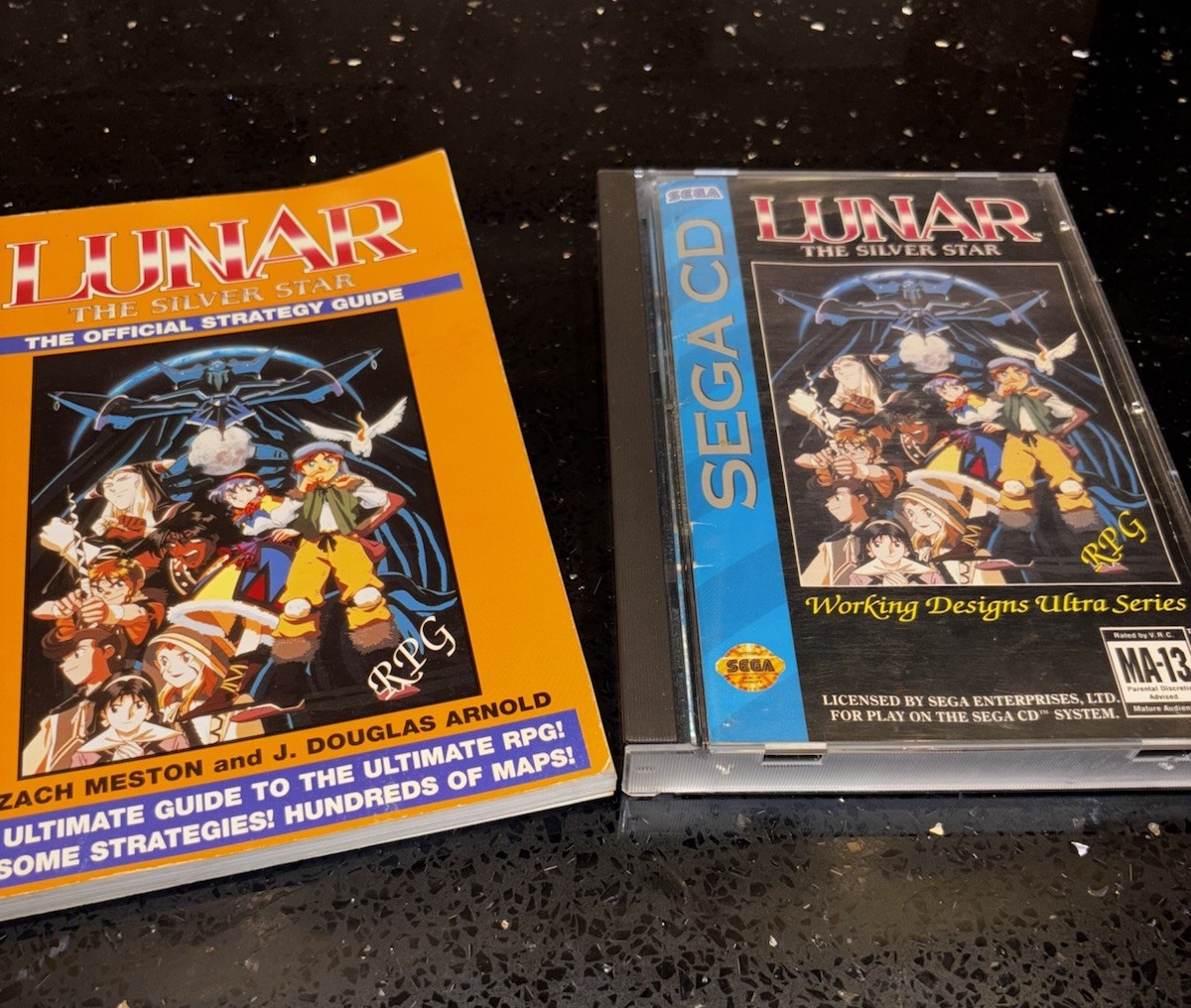 Working Designs Lunar: The Silver Star Sega CD MA-13 NTSC-U/C Manual Guide