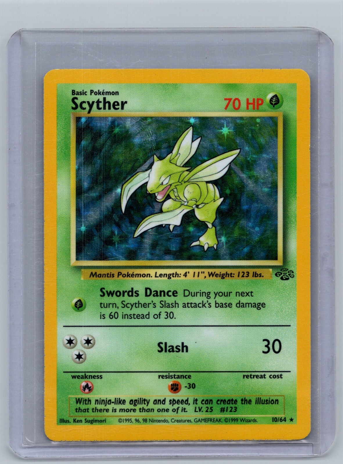 (NM) Scyther 10/64 Holo - Pokemon Jungle