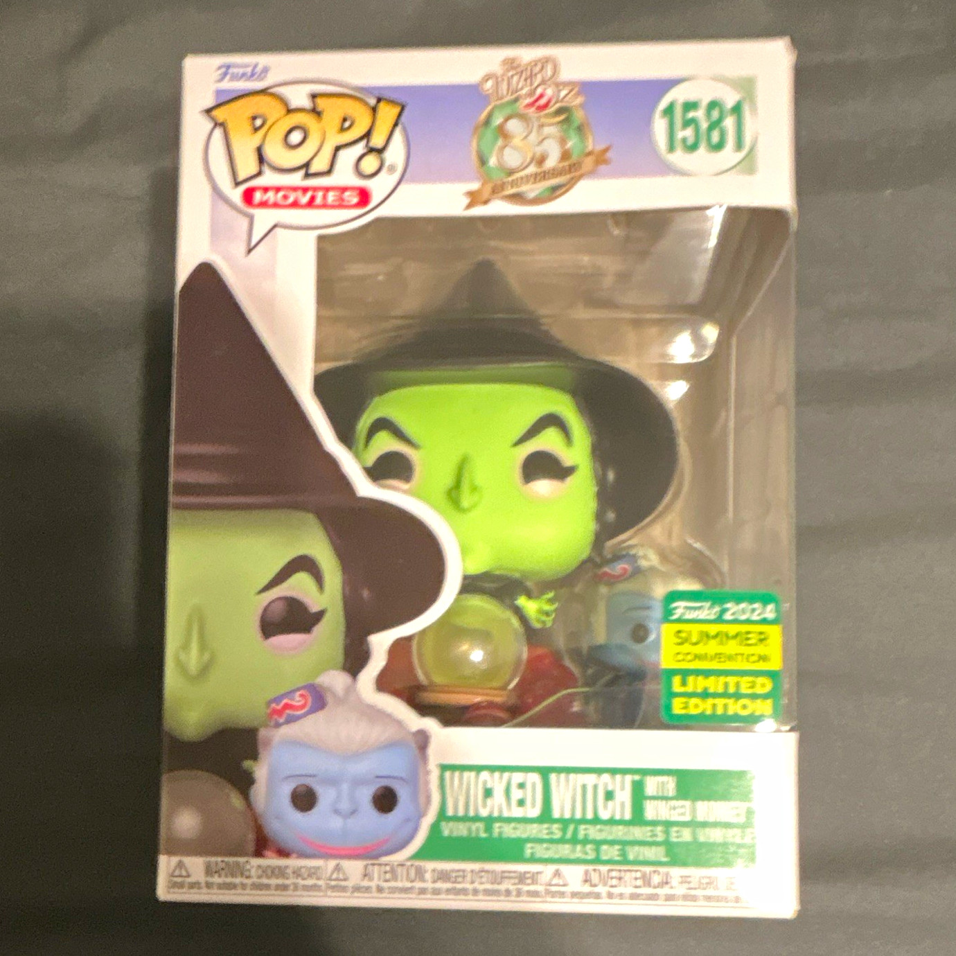 Funko Pop Movies Wizard of Oz Wicked Witch w/ Winged Monkey 1581 Limited