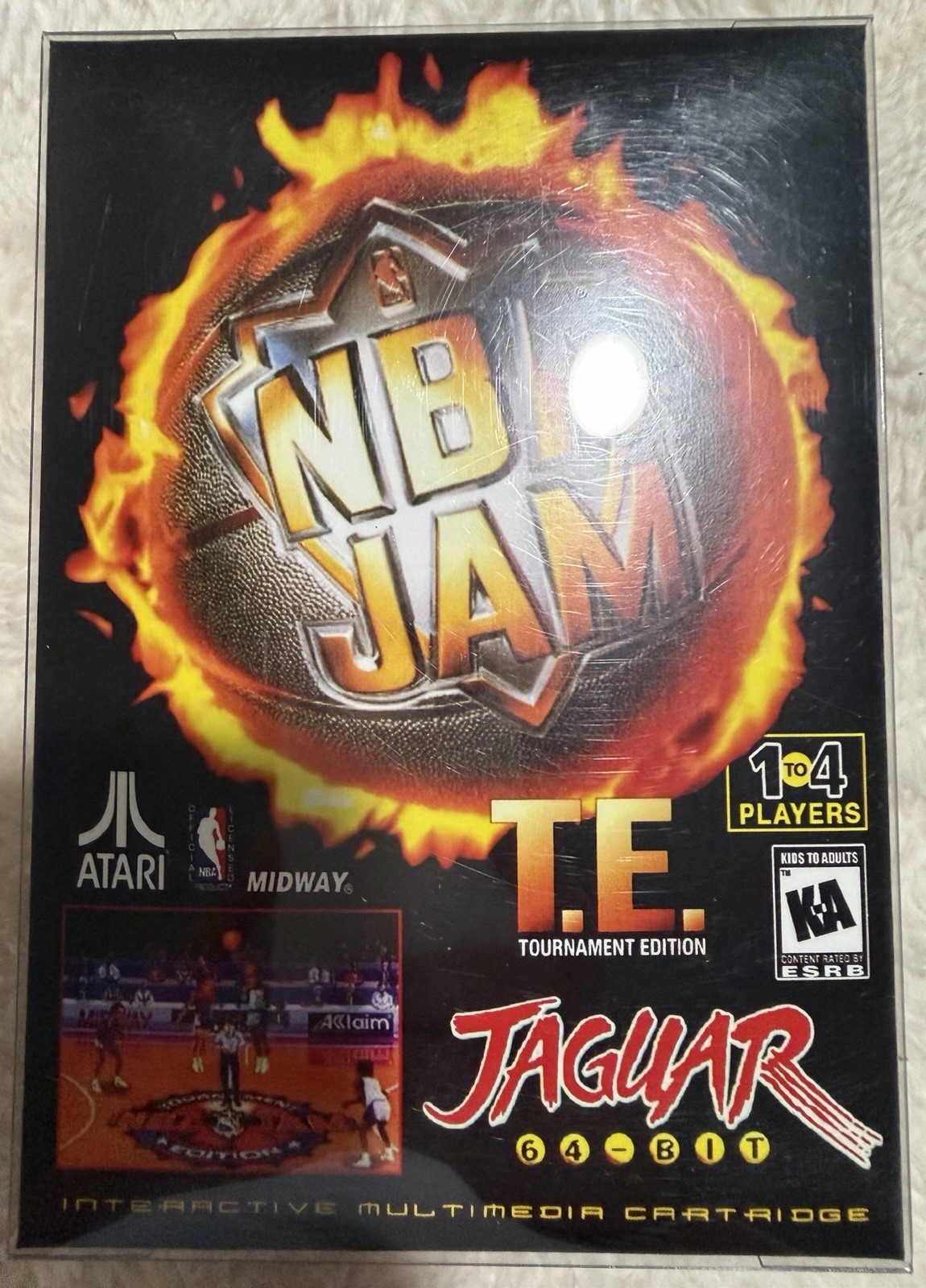 NBA Jam T.E. Tournament Edition Atari Jaguar Complete CIB