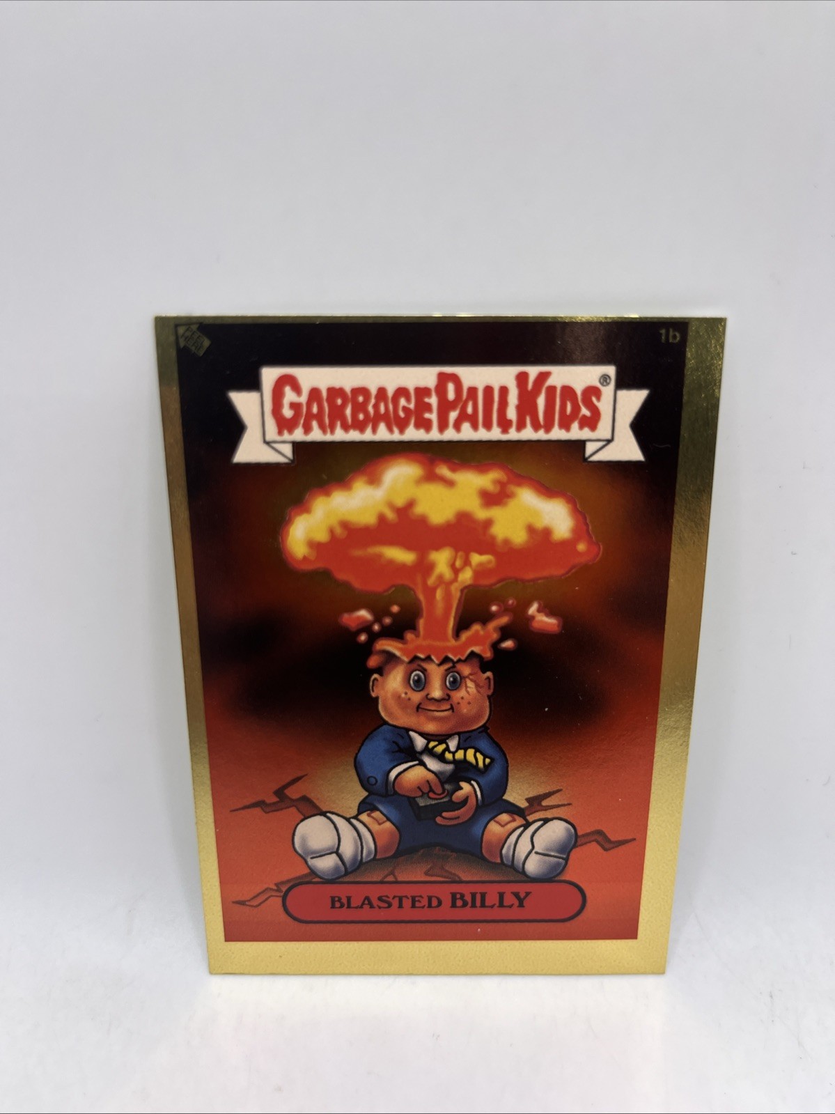 Garbage Pail Kids Blasted Billy 1b GPK Topps 2003 All-New Series 1 Gold Foil