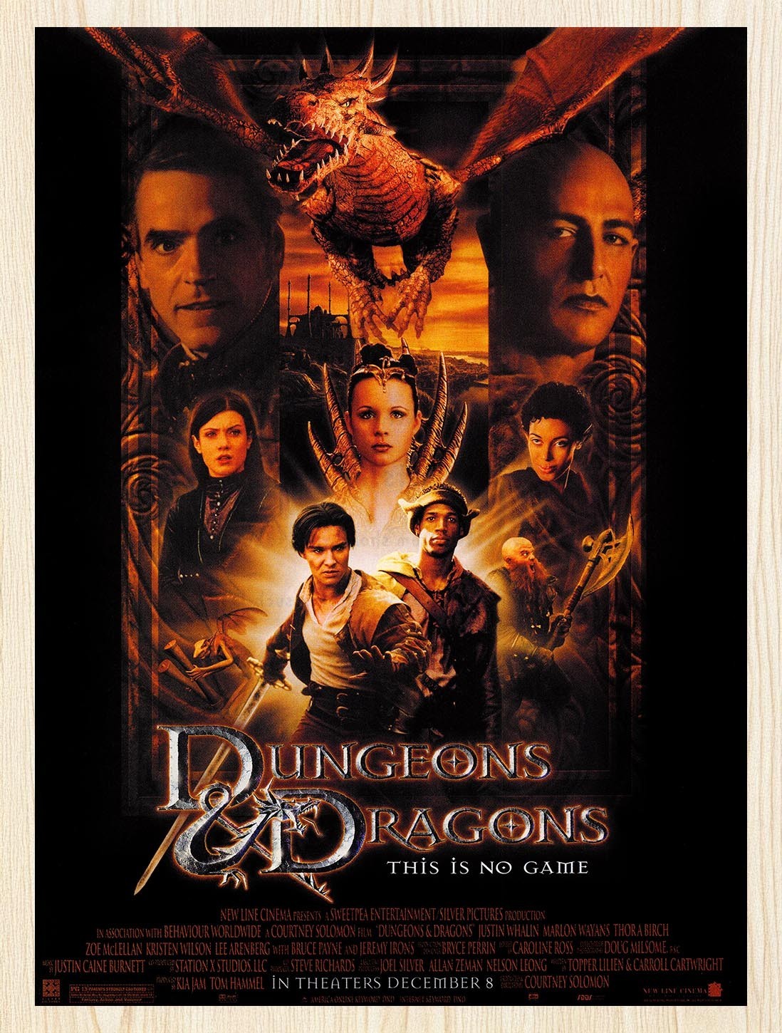 2001 Dungeons & Dragons Movie Theater Release Original Advertisement v1