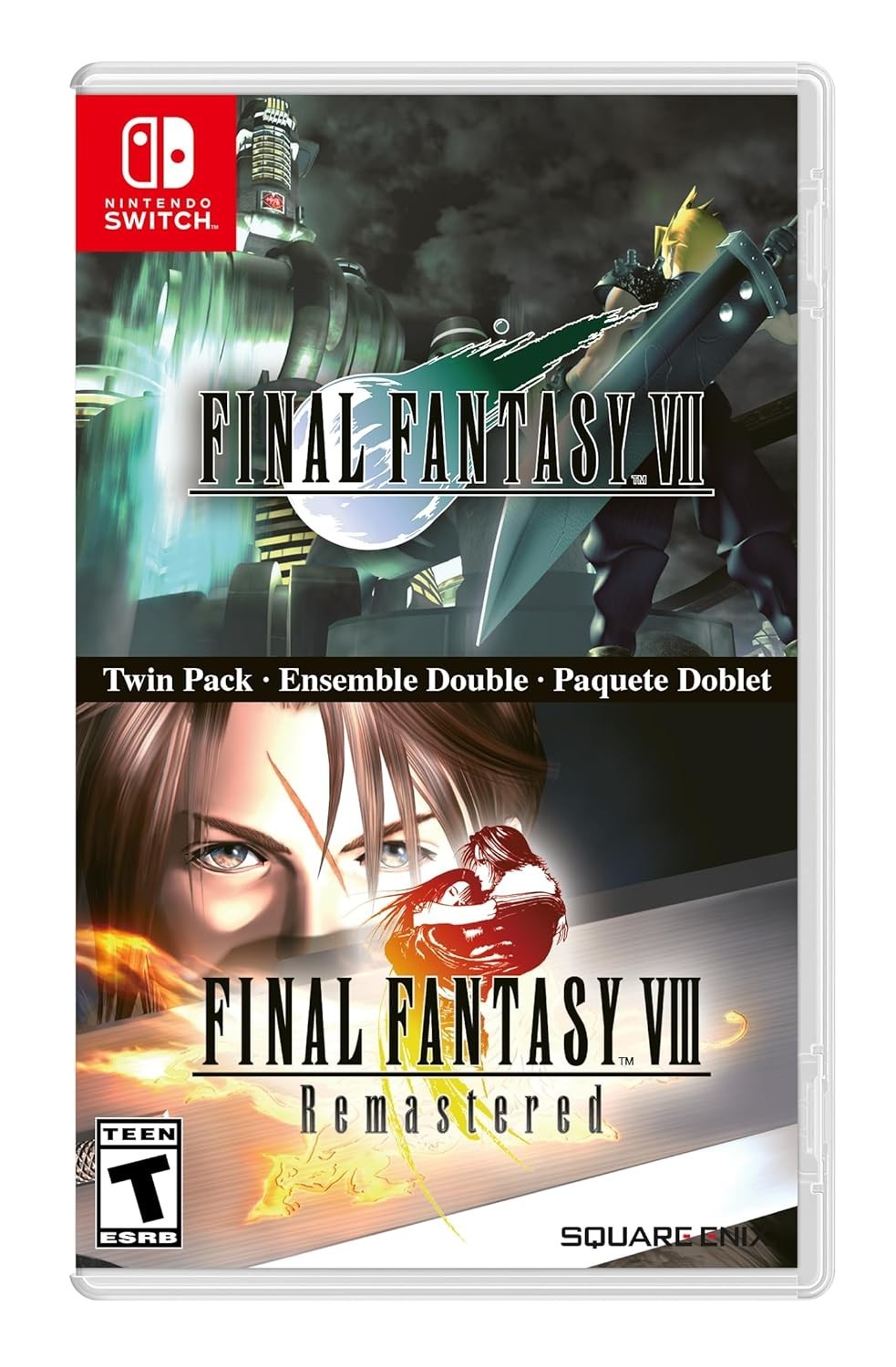 Final Fantasy VII & Final Fantasy VIII Remastered Twin-Pack - Nintendo Switch