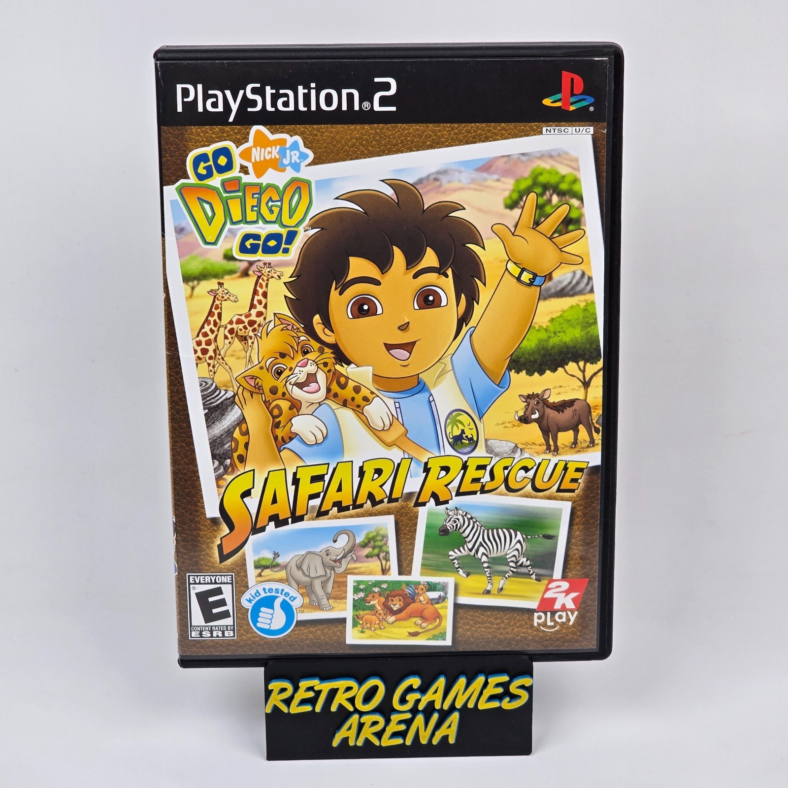 Go Diego Go Safari Rescue (PlayStation 2 PS2) Case & Disc