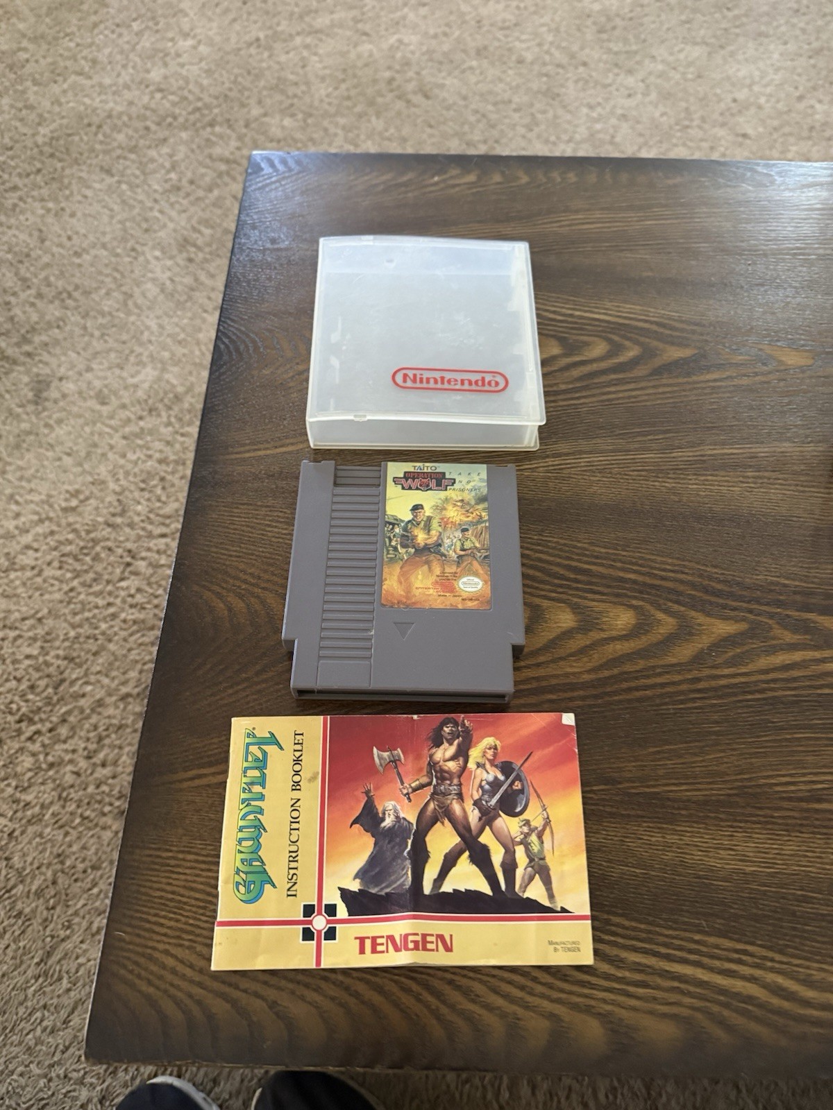 Nintendo NES Operation Wolf: Take no Prisoners Manual Authentic *Tested & Works*
