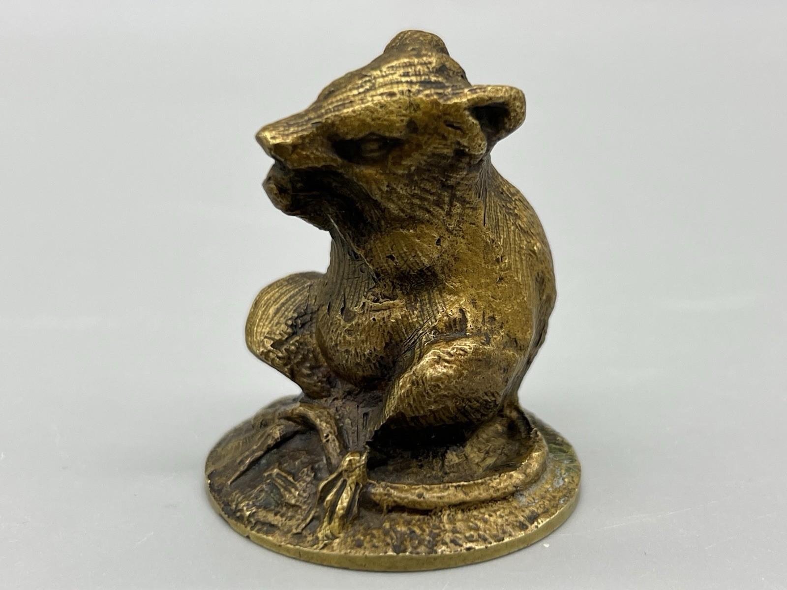 VTG Detailed Bronze 2” Rat Marked NN