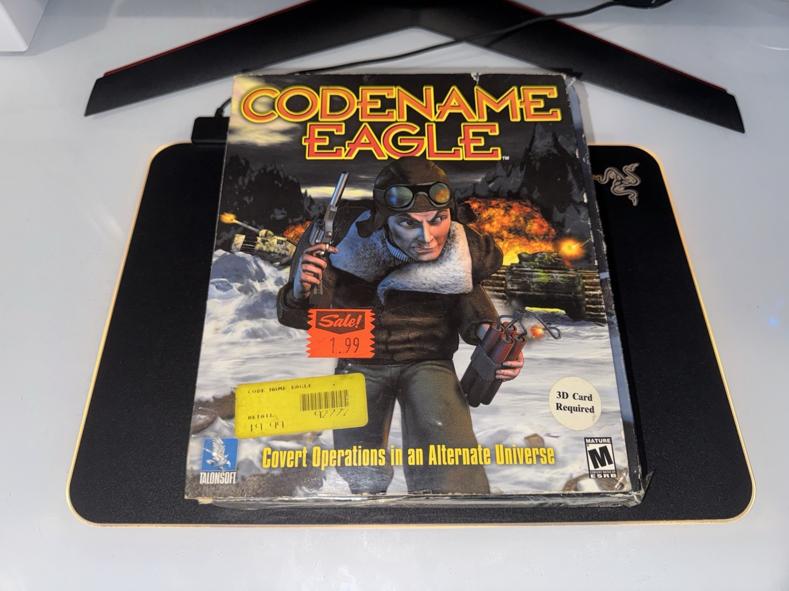 Codename Eagle PC CD-ROM - Save The World Big Box Game - Complete Good Condition