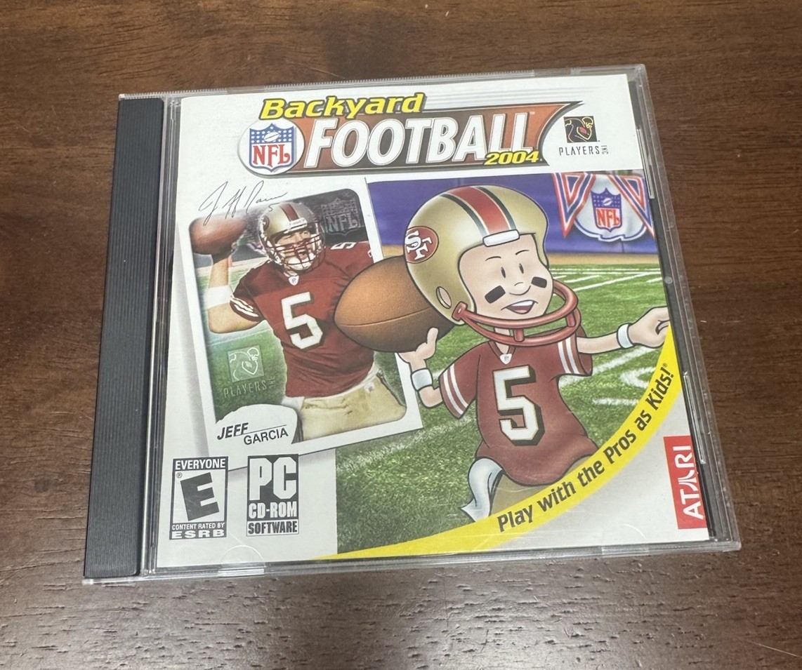 NFL Backyard Football 2004 Pc Cd Rom E Game