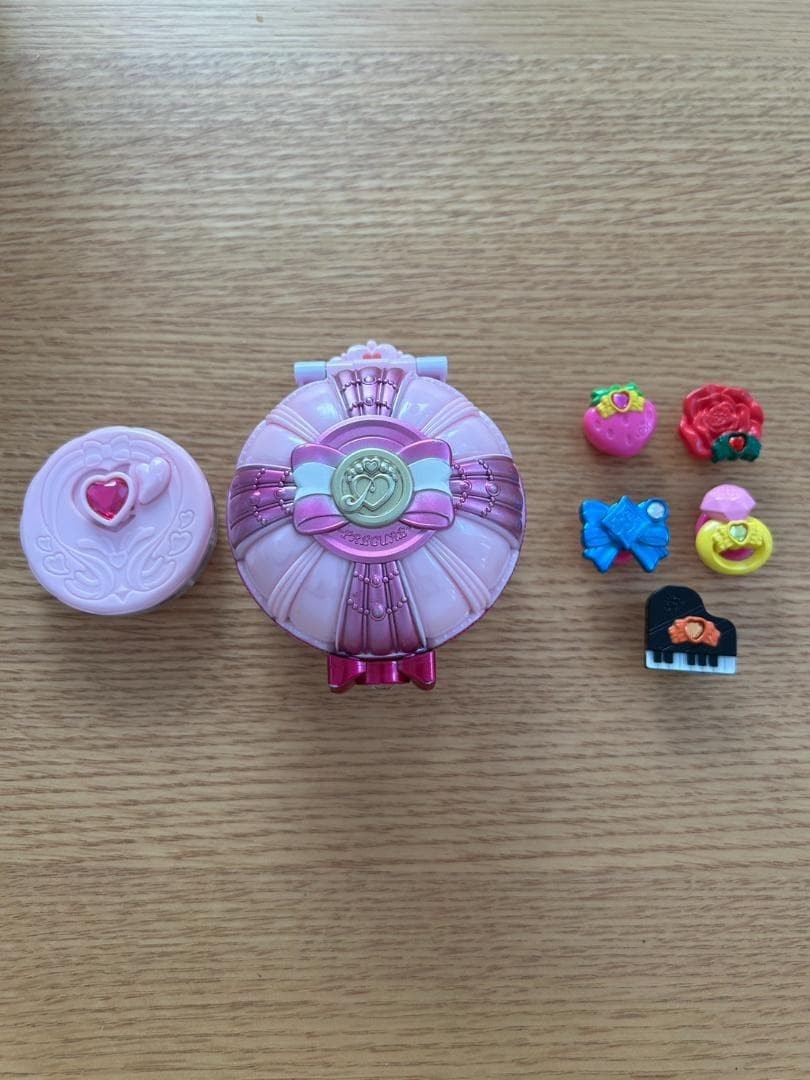 Glitter force Smile Precure Girls Toy Set Pact Compact Charm Decor Pretty Cure