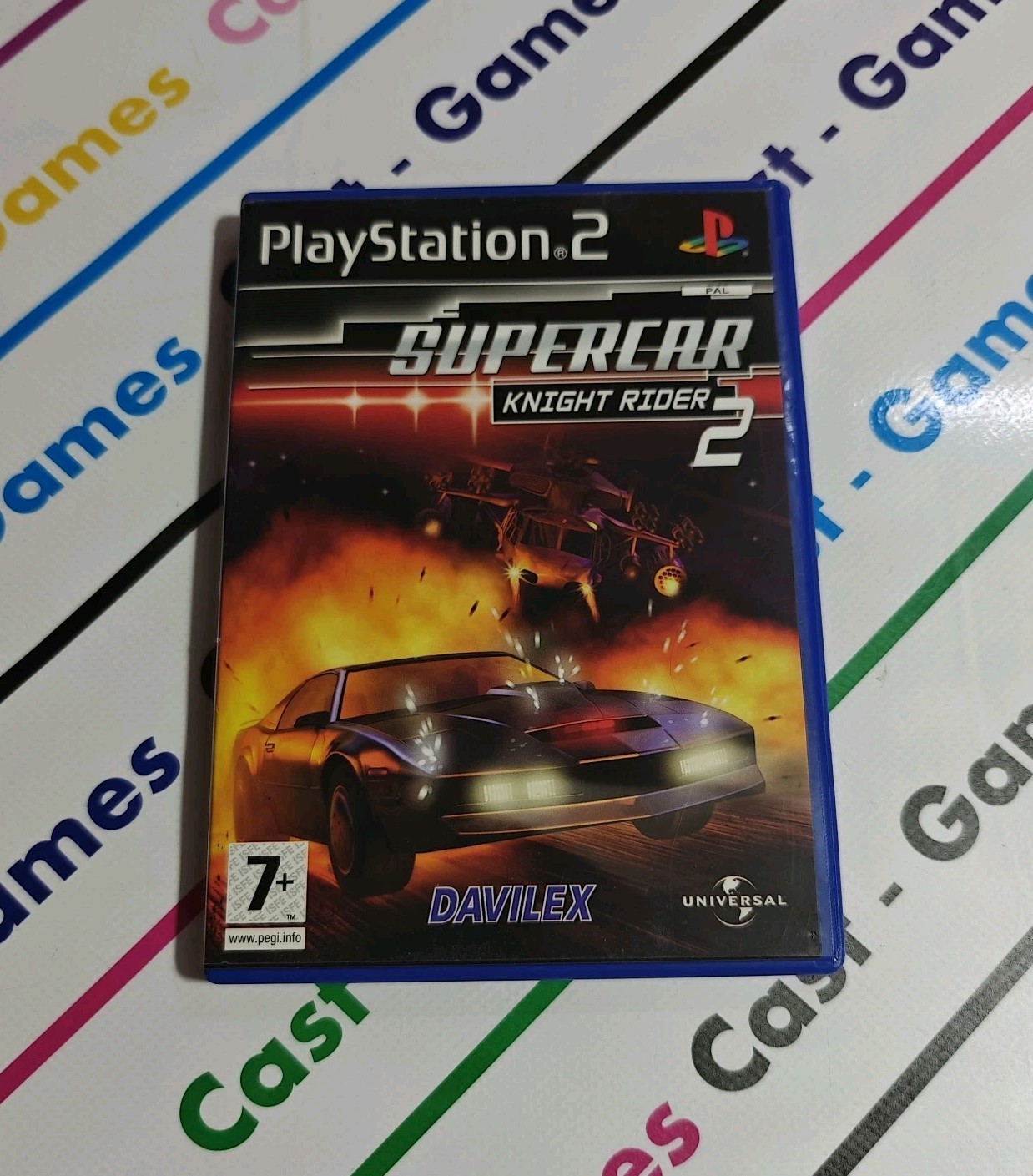 PS2 PLAYSTATION 2 SUPERCAR KNIGHT RIDER 2 ITALIAN DISC MINT PERFECT 