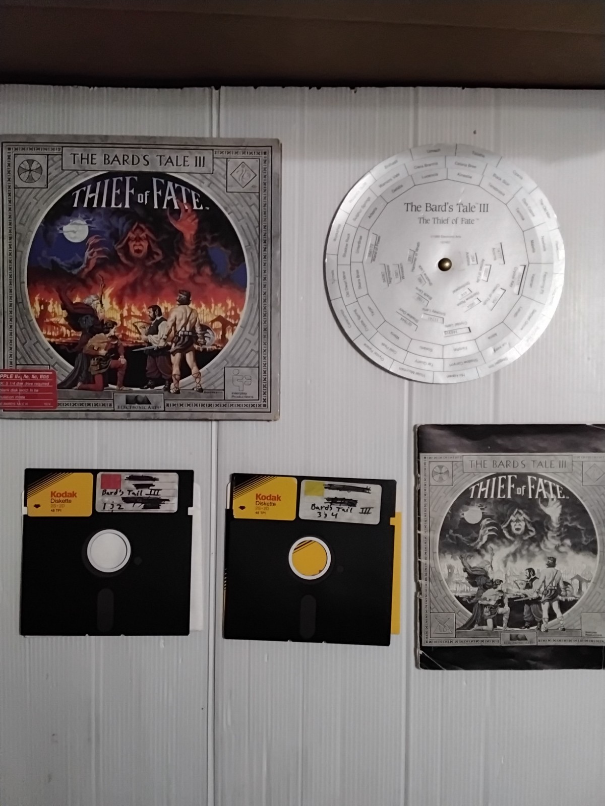 Bard's Tale III 3  : Thief of Fate - Electronic Arts Album - Apple (1988) (Copy)