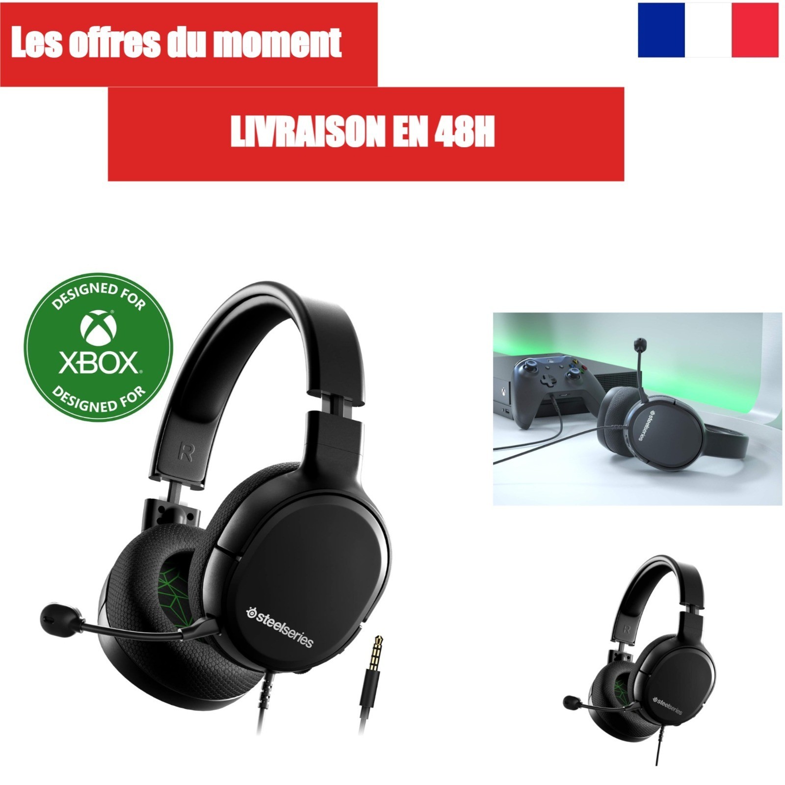 SteelSeries Arctis 1 Wired Gaming Headset Xbox PC PS5 Switch
