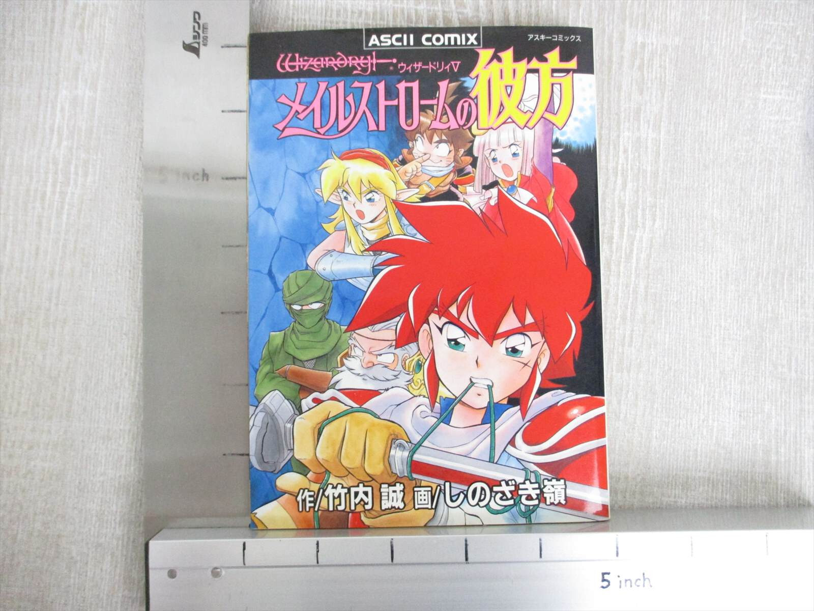 WIZARDRY V 5 Maelstrom no Yukue Manga Comic REI SHINOZAKI 1993 SNES Book AC62 c