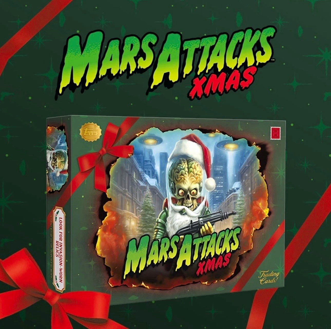 2026 TOPPS MARS ATTACKS CHRISTMAS HOBBY BOX (50 Cards) Brand New Presale QTY