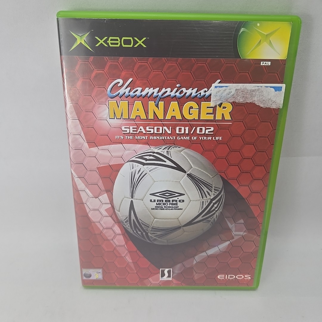 Championship Manager Season 01/02 2001/2002 Soccer Football - PAL Xbox Game