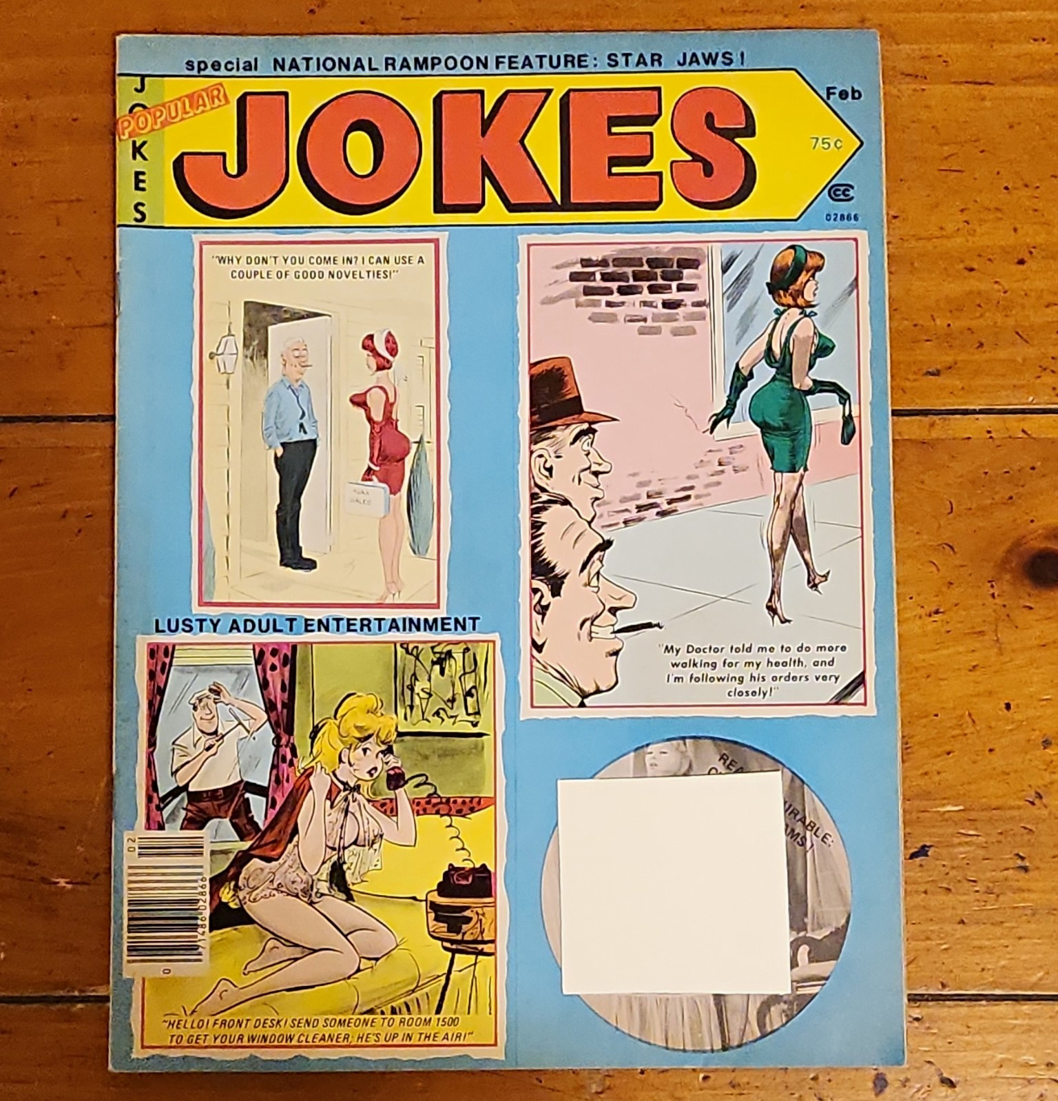 POPULAR JOKES Magazine February 1979 Bill Ward Art PUSSYCAT Comic Adult Humor