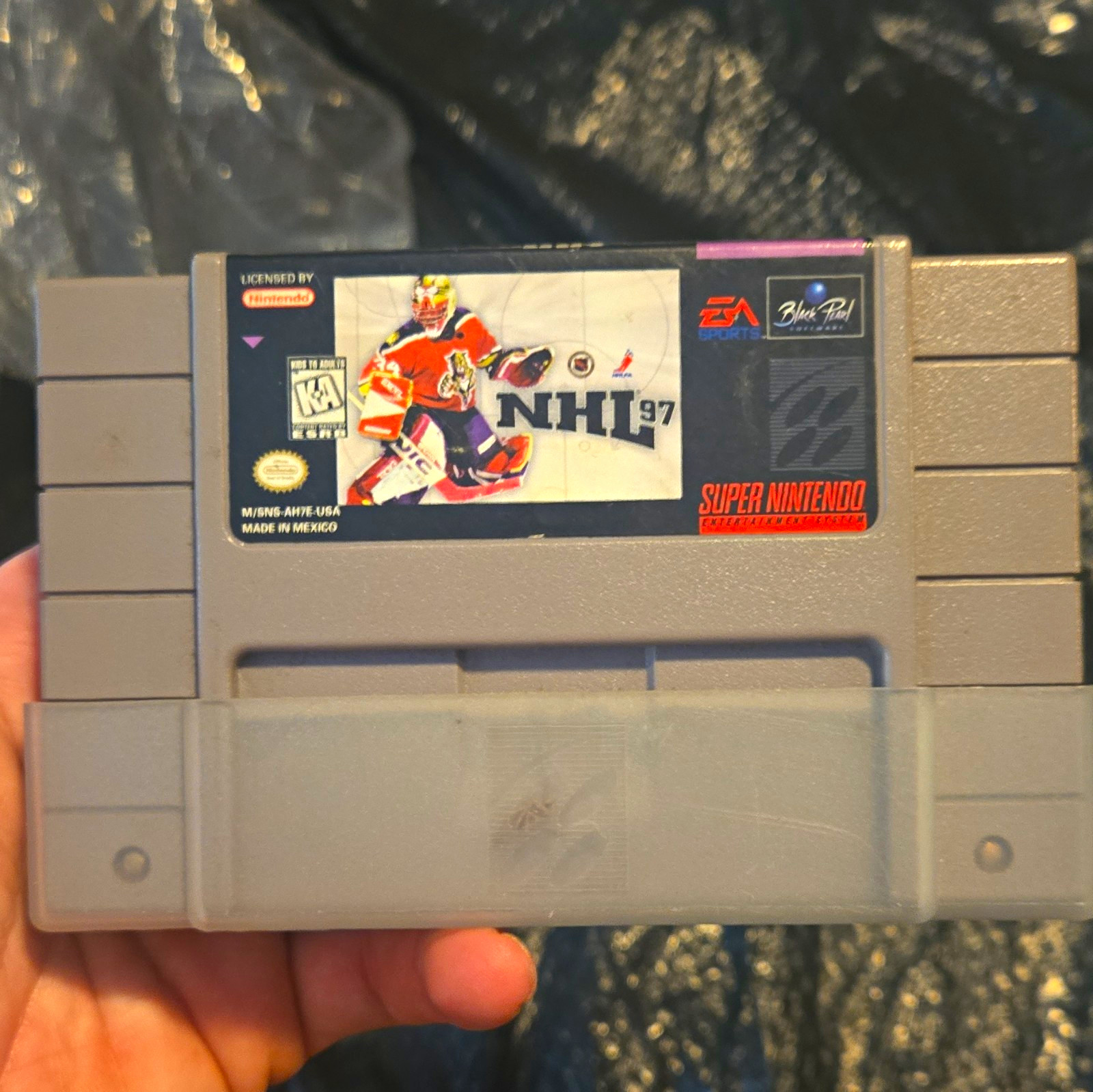 EA SPORTS NHL 97 SNES NTSC-U/C 1996 Sports Hockey NHL Series Game Cartridge Only