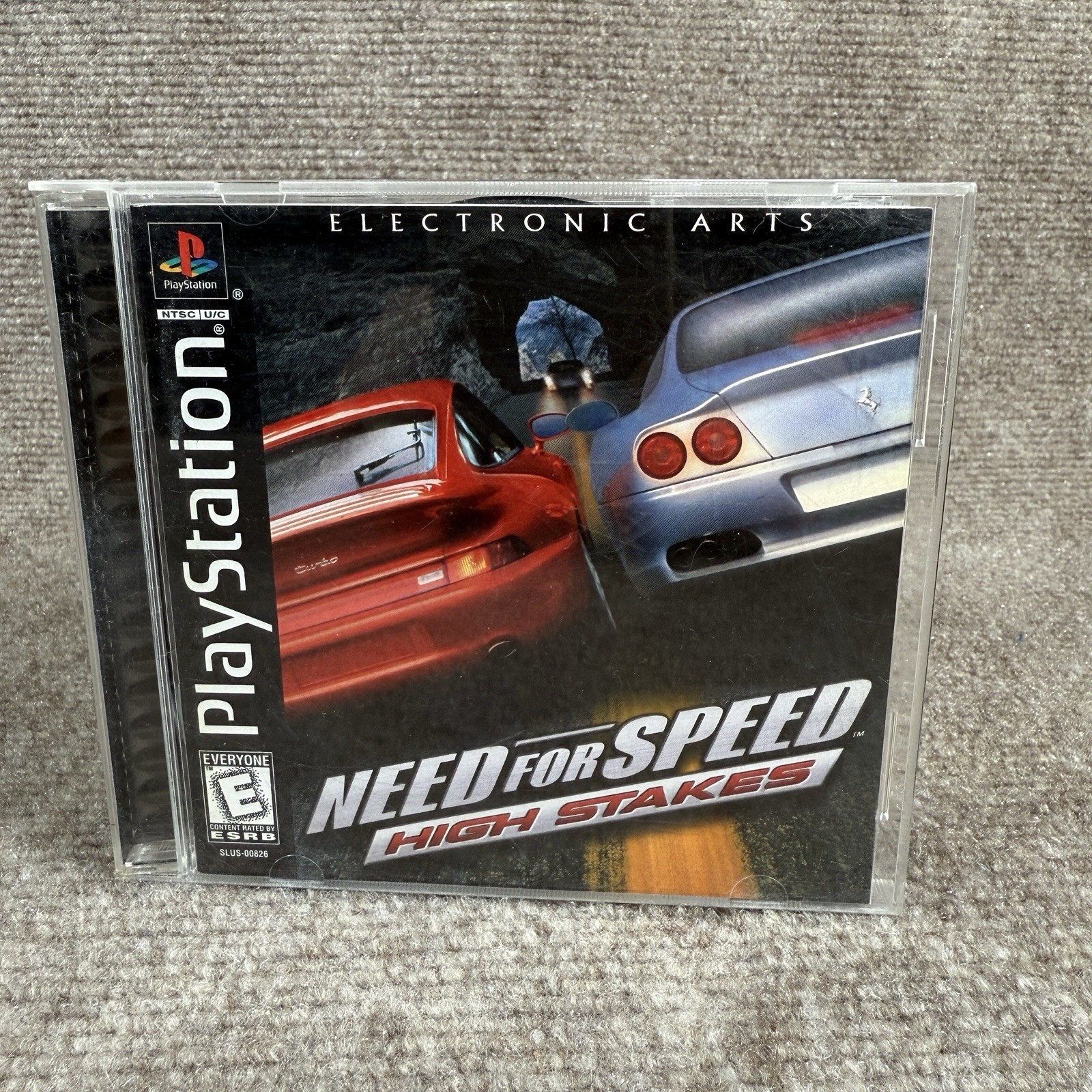 Need for Speed High Stakes PlayStation 1 PSOne CIB Black Label PS1 Adult Owned