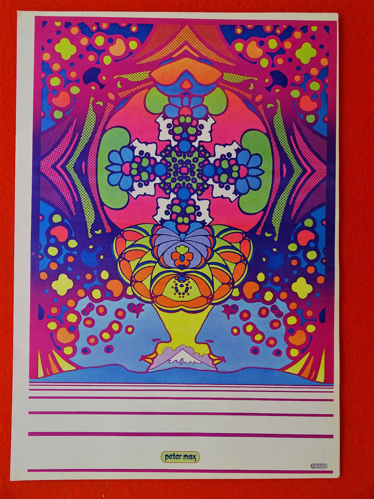 Vintage Peter Max mini-posters, 11