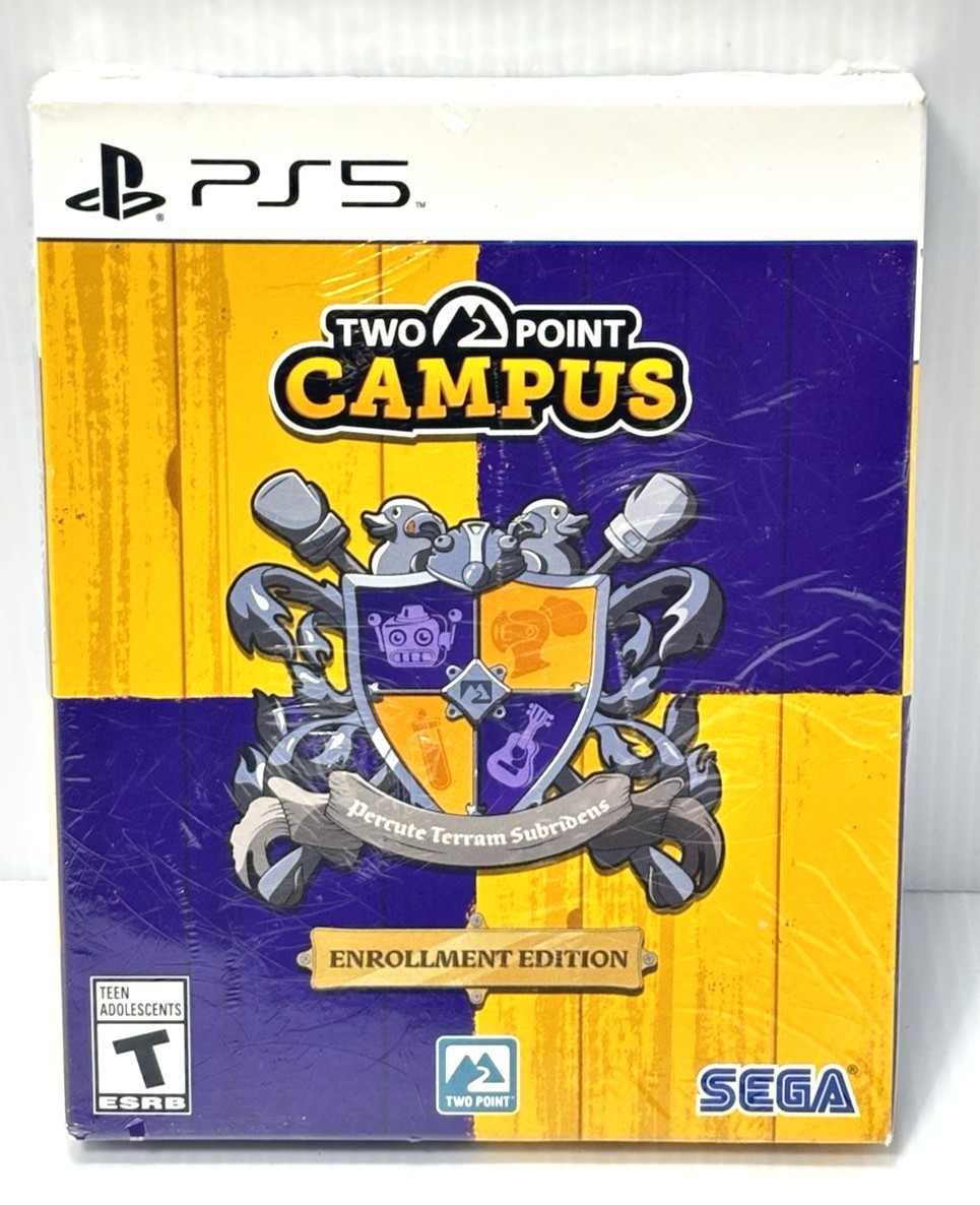Two Point Campus Enrollment Edition Sony PlayStation 5 PS5 NEW SEALED SEGA Game