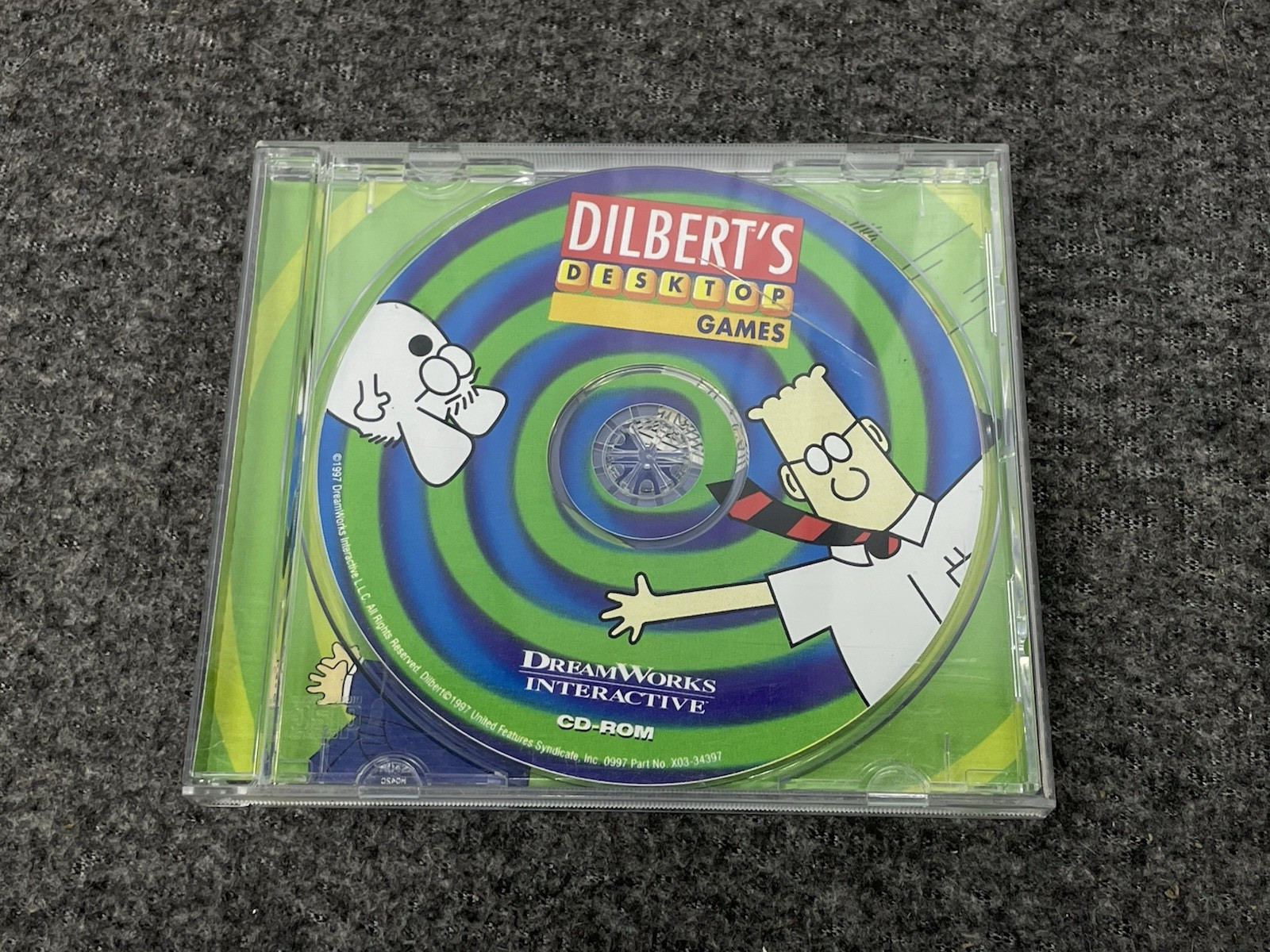 Dilbert's Desktop Games (PC CD-ROM, 1997) Windows Game - Compilation Game