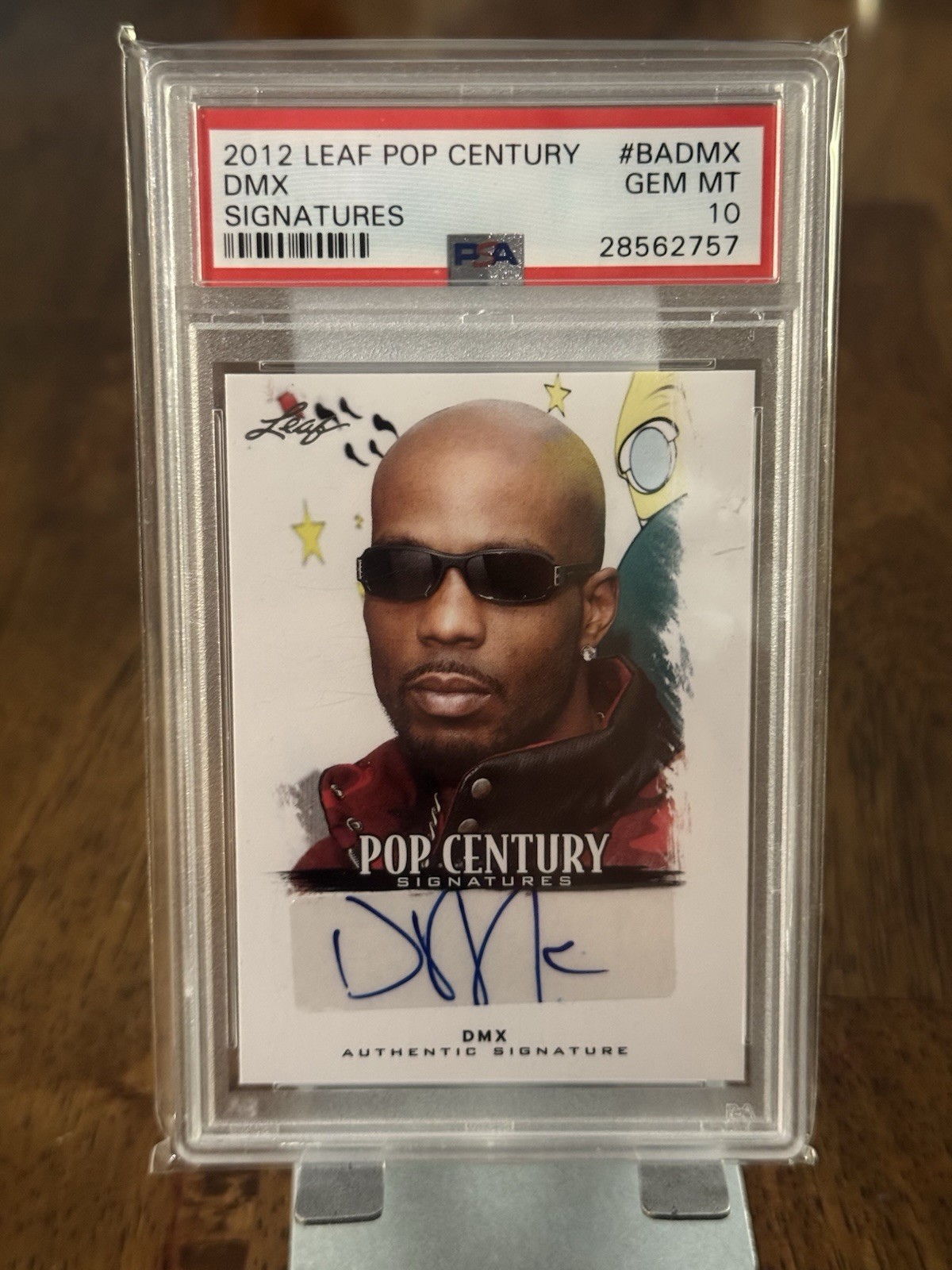 DMX Earl Simmons 2012 Leaf Pop Century Authentic Autograph Auto PSA 10 GEM MINT