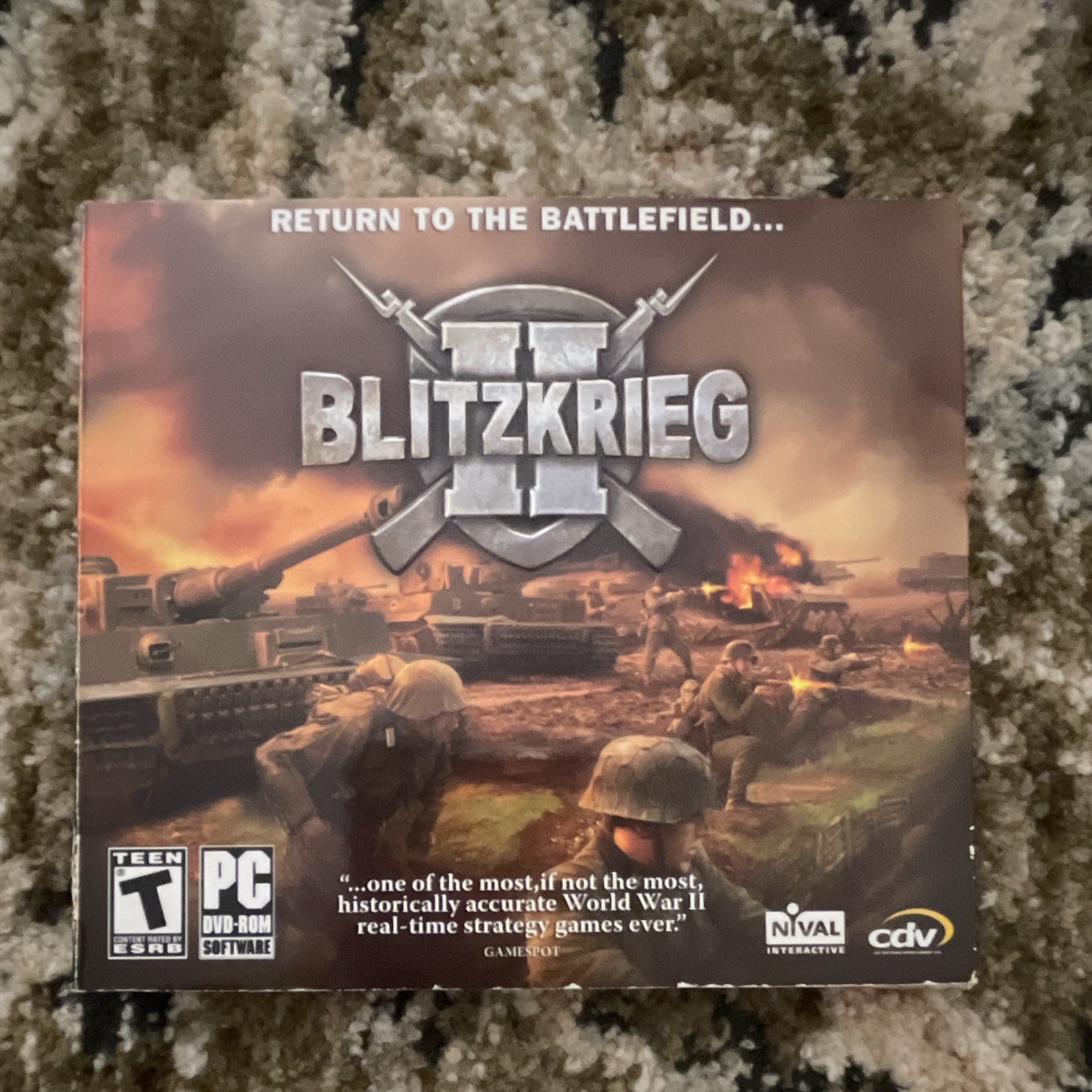 cdv Blitzkrieg II w/ Manual Included (T) Strategy/War Real-Time Strategy PC