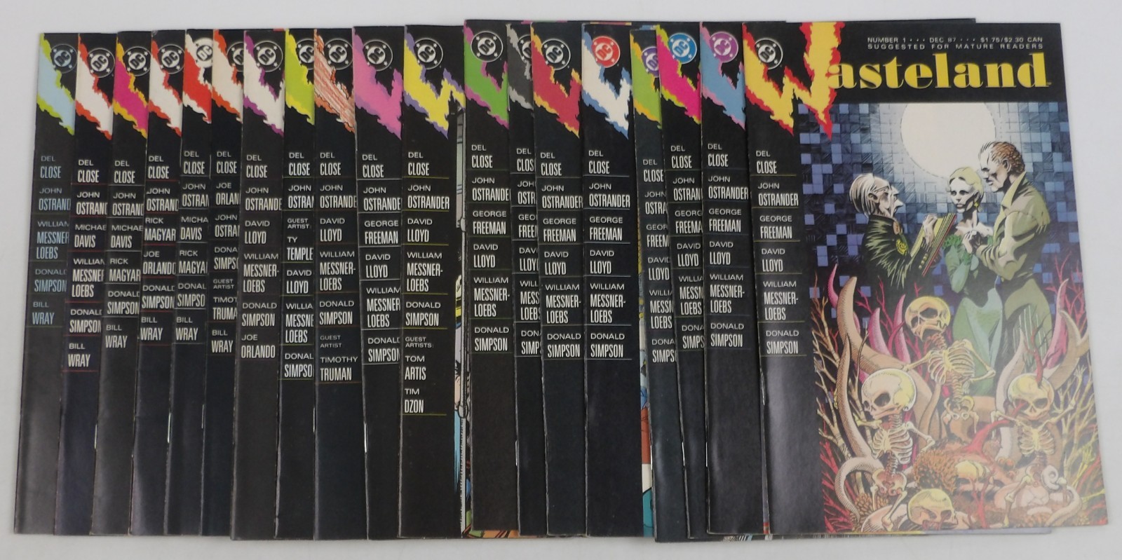 Wasteland #1-18 FN/VF complete series + variant - DC horror anthology set lot