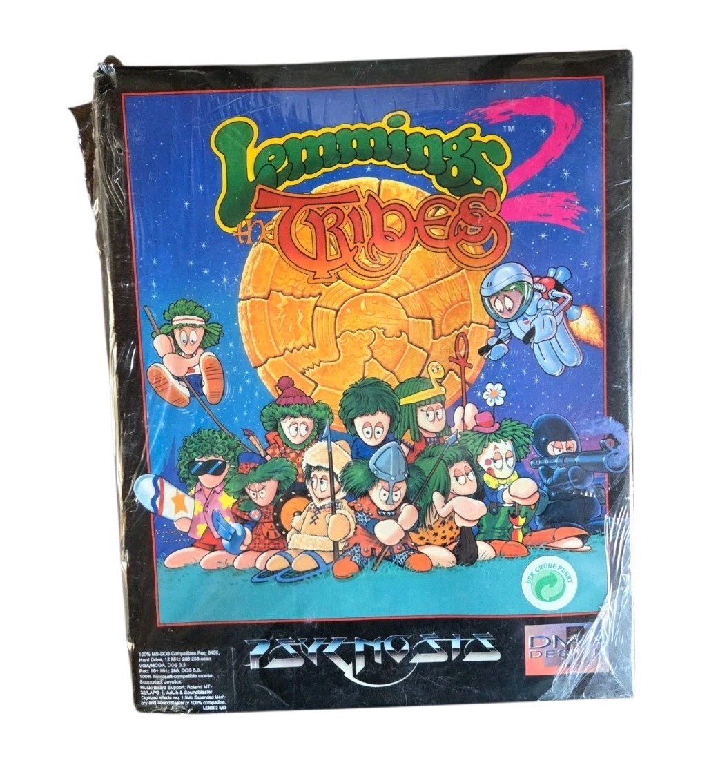 Lemmings 2 The Tribes IBM PC PC Game Original Sealed Retro