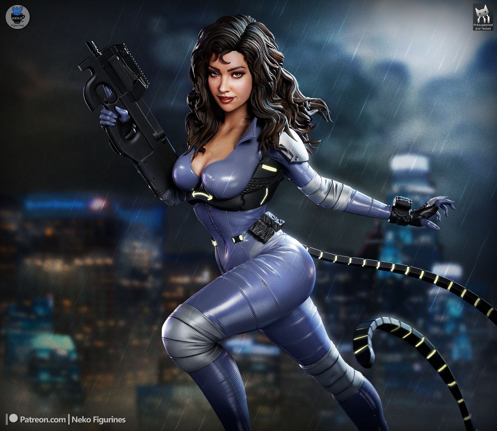 1:8 Catwoman Absolute DC Comics Fan Art UNPAINTED High Quality Garage Kit