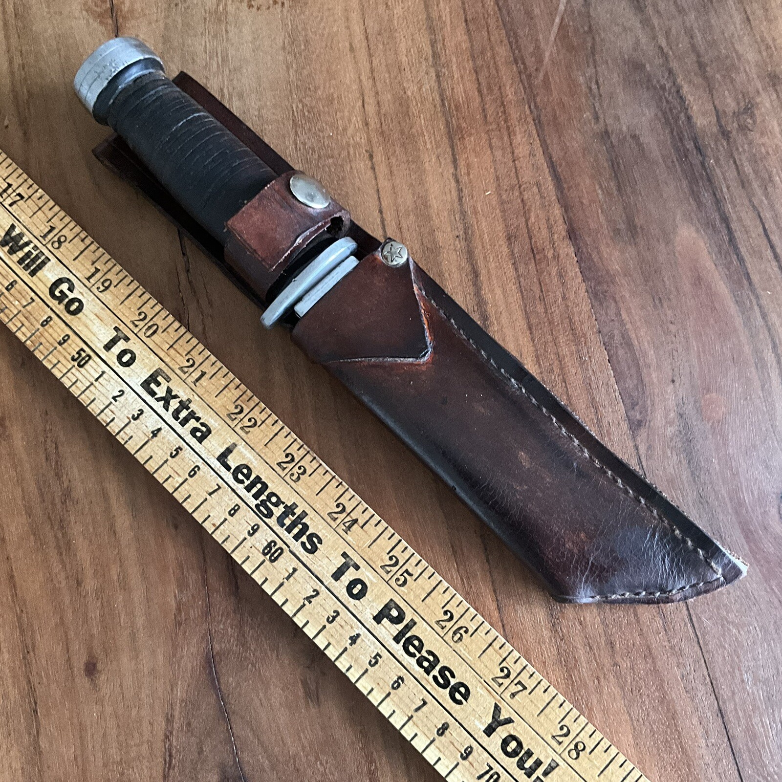 WWII Cattaraugus 225Q Quartermaster - Fighting Knife - Rare Item