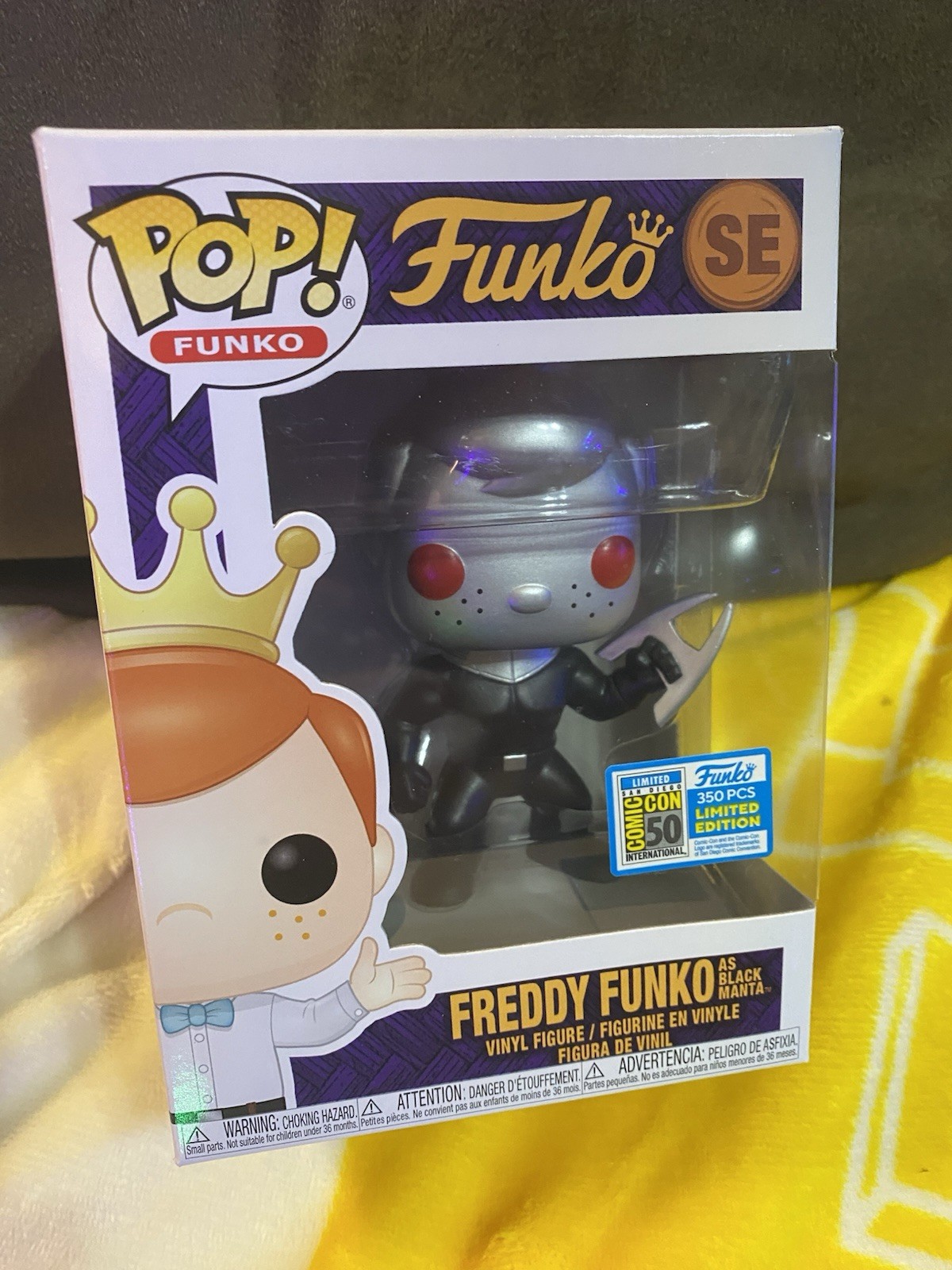 Funko Pop SE Freddy Funko Black Manta SDCC 350 PCS Rare Great Price🔥