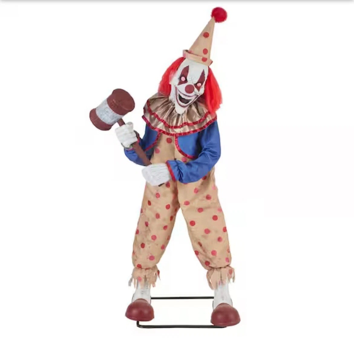 Home Accents Holiday 8.5 ft. Giant-Sized Animated LED Carnival Carl Scary Clown