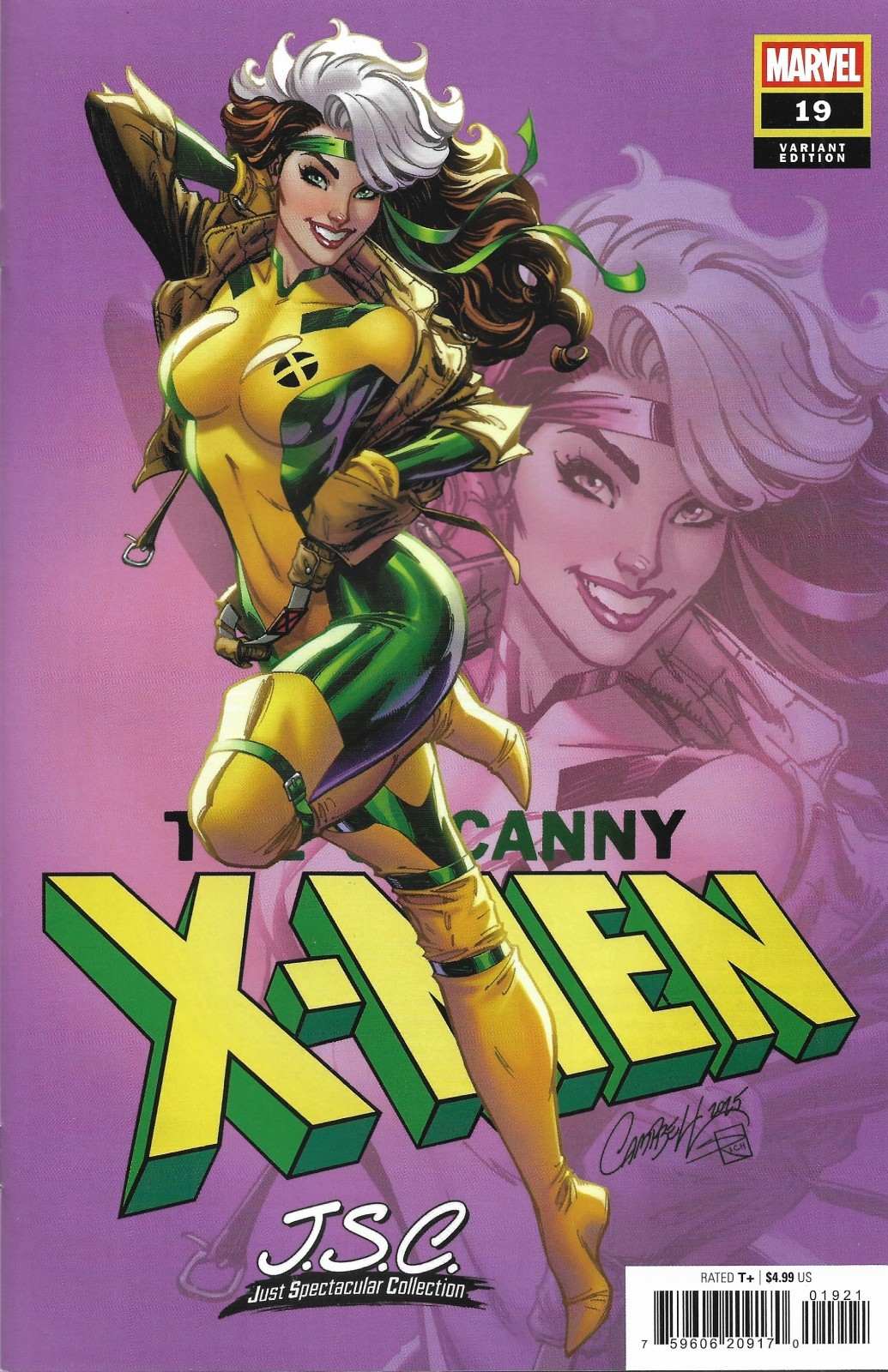 UNCANNY X-MEN #19 J. SCOTT CAMPBELL JUST SPECTACULAR COLLECTION (MARVEL 2025)