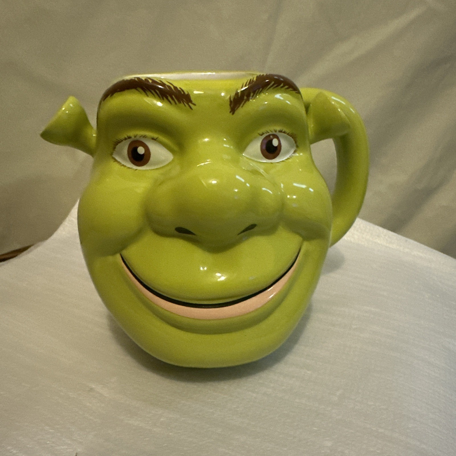 Shrek 3D Sculpted Ceramic Mug, 24 Ounces