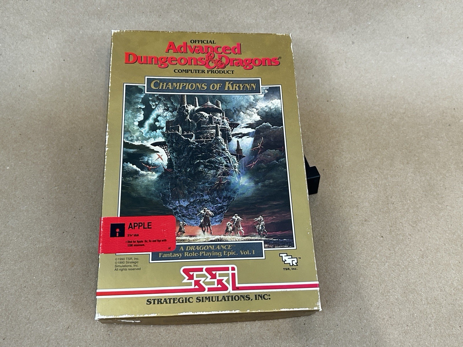 Champions of Krynn D&D Apple II Computer Game Dungeons & Dragons