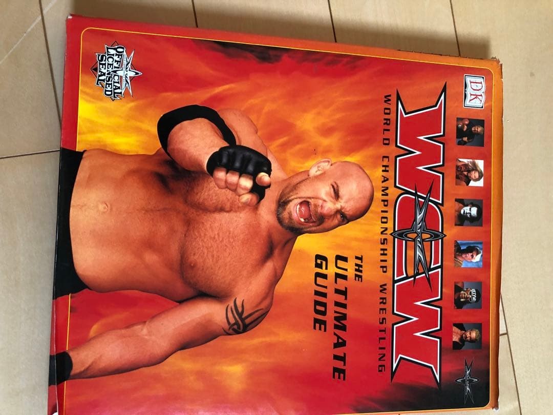 Wcw Large Size Book Pro Wrestling