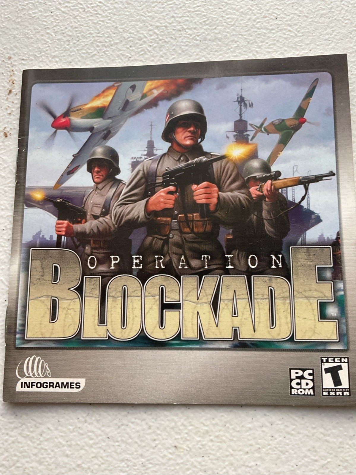 Infogrames Operation Blockade - PC - Game Manual