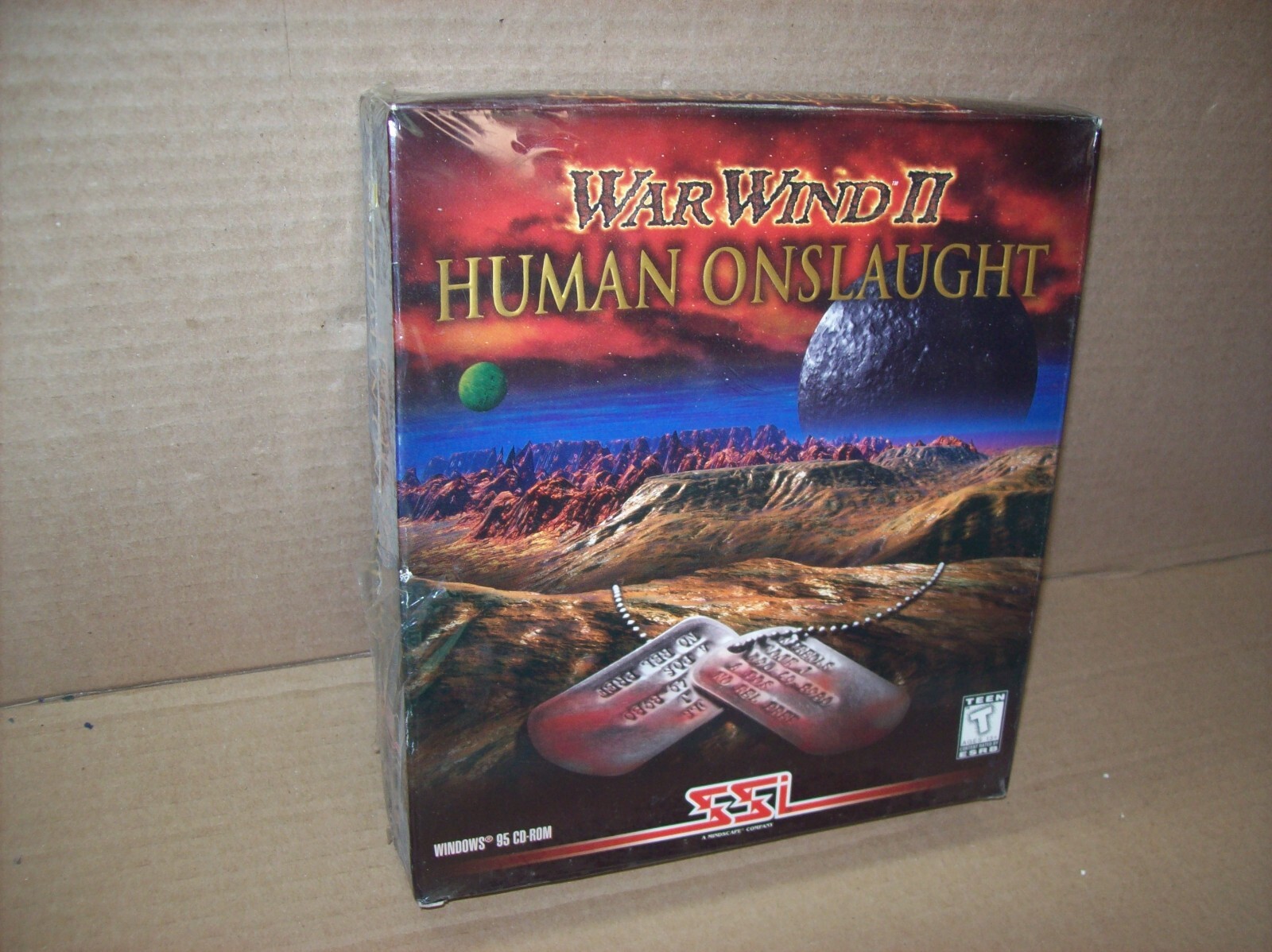 1997 War Wind II Human Onslaught SSI factory sealed NEW Windows 95 collectible