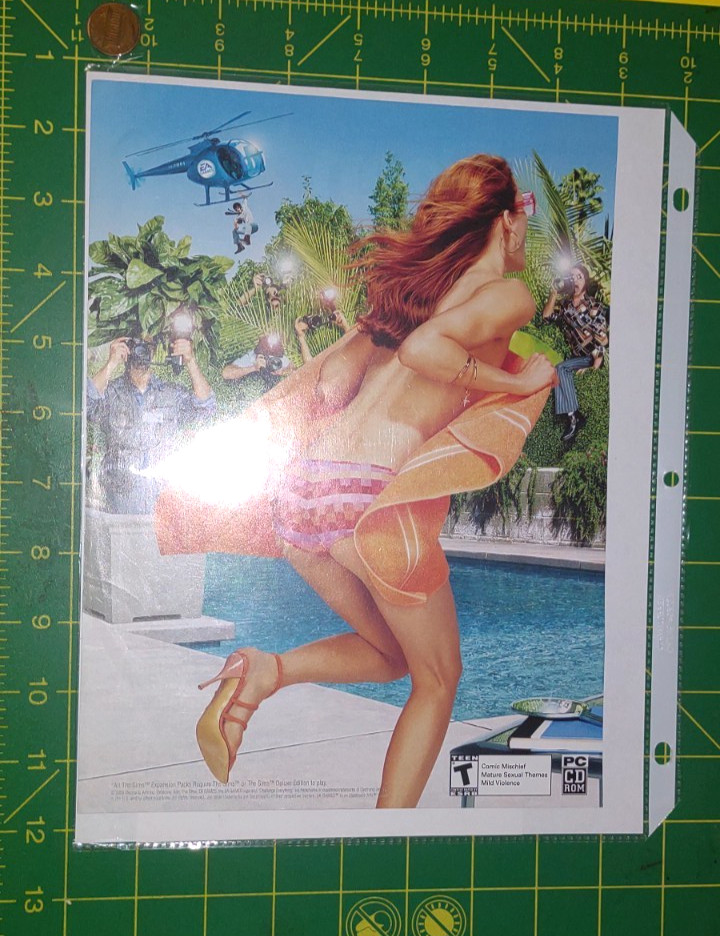 VINTAGE ALL SIMS EXPAN (1-PAGE) PRINT AD ORIGINAL ADVERTISEMENTS APPOX 9