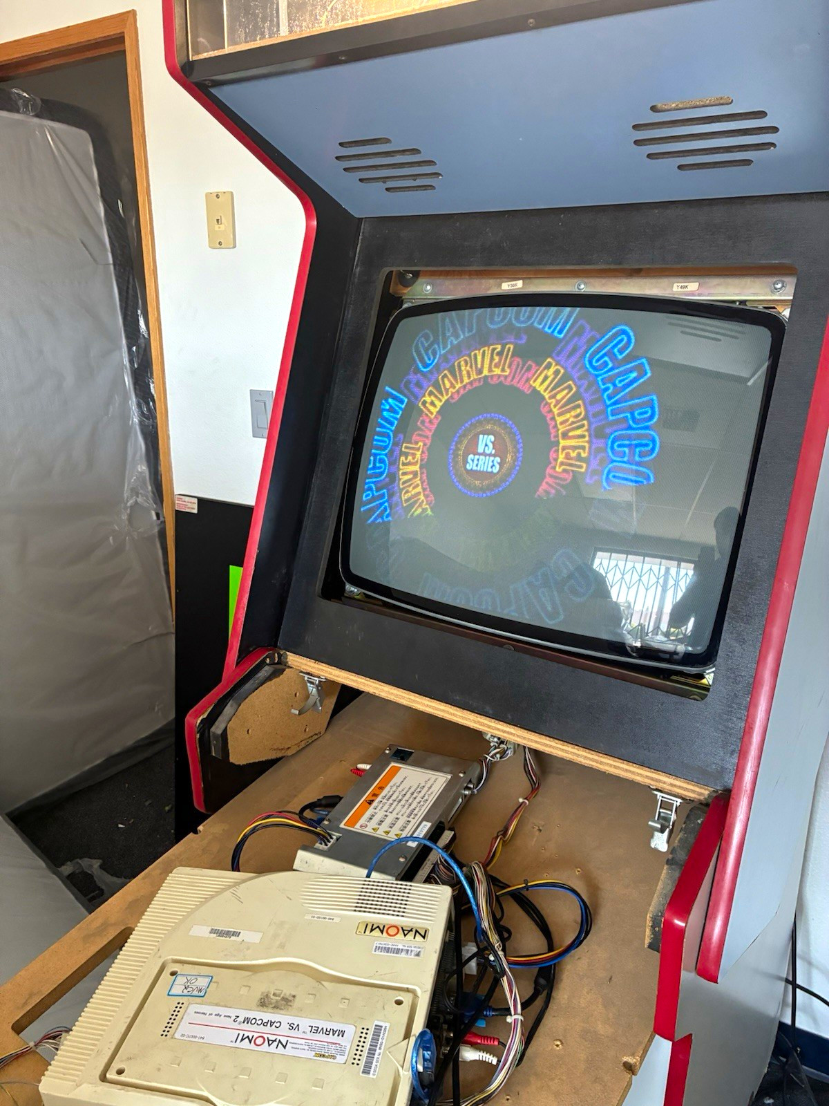 SEGA NAOMI Marvel vs. Capcom 2 Arcade Board with capcom jvs jamma IO