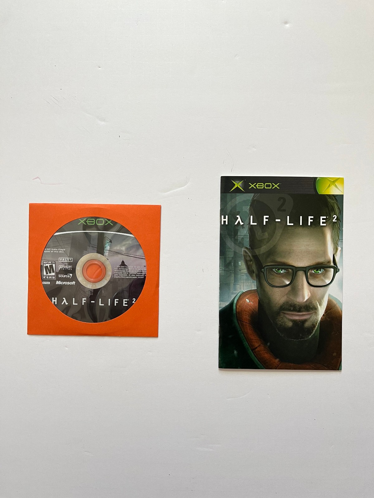 Half-Life 2 (Microsoft Xbox, 2005) with Manual