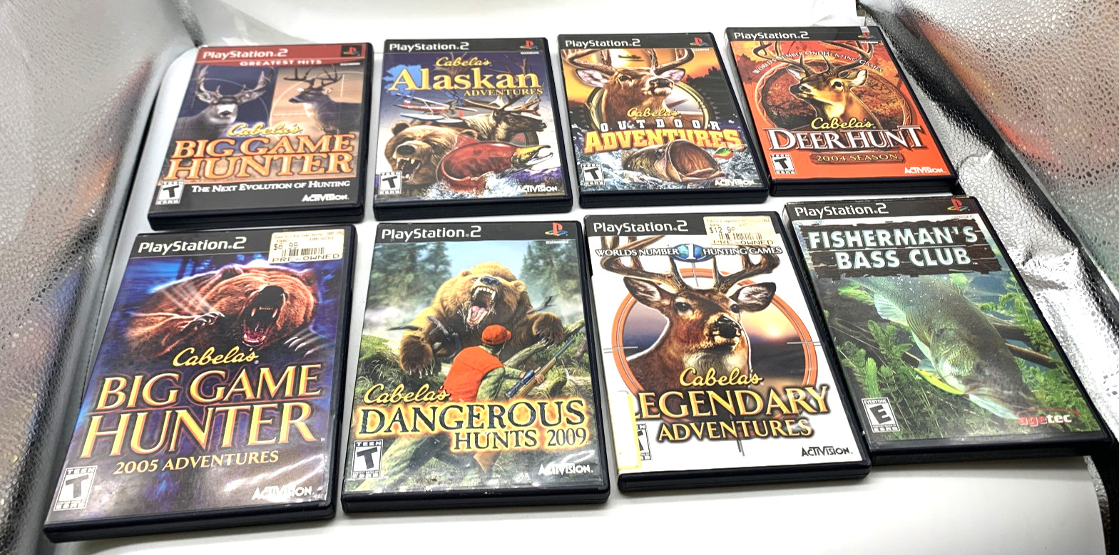 Cabelas Big Game Hunter Dangerous Hunts PlayStation PS2 Game Lot Of 8