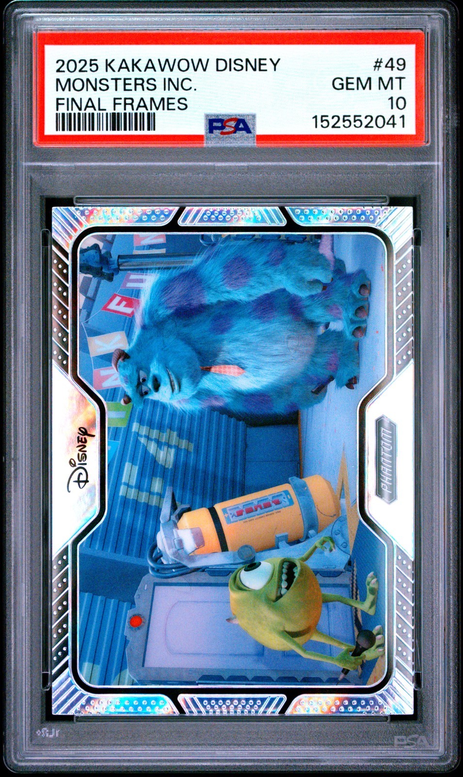 Monsters Inc. - 2025 Kakawow Phantom Disney Final Frames  PSA 10
