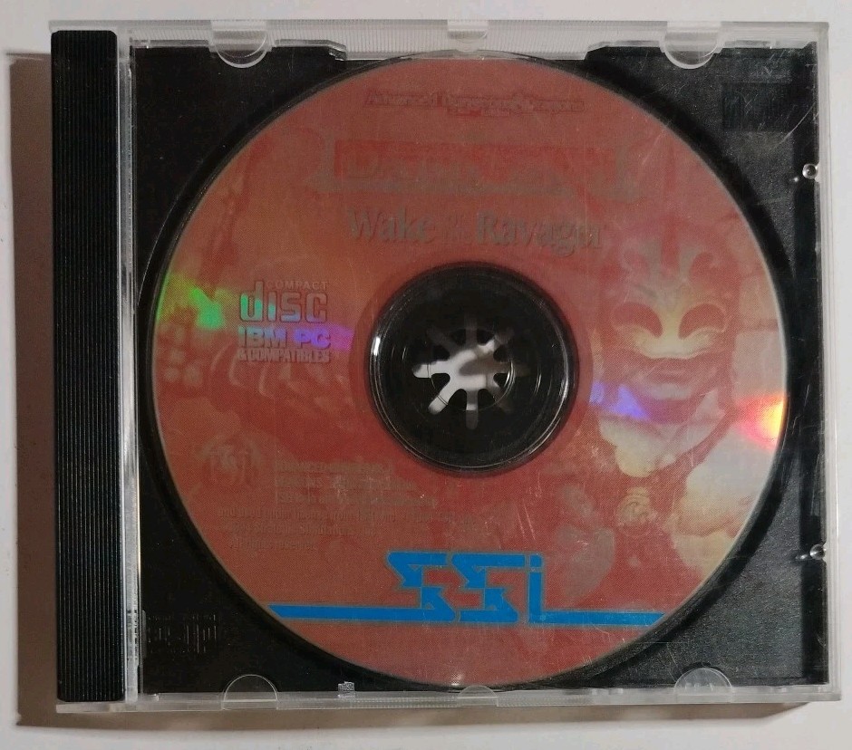 Dark Sun 2 Wake of the Ravager (PC CD-ROM, DOS, 1994) Game Only. D&D Dark Sun II