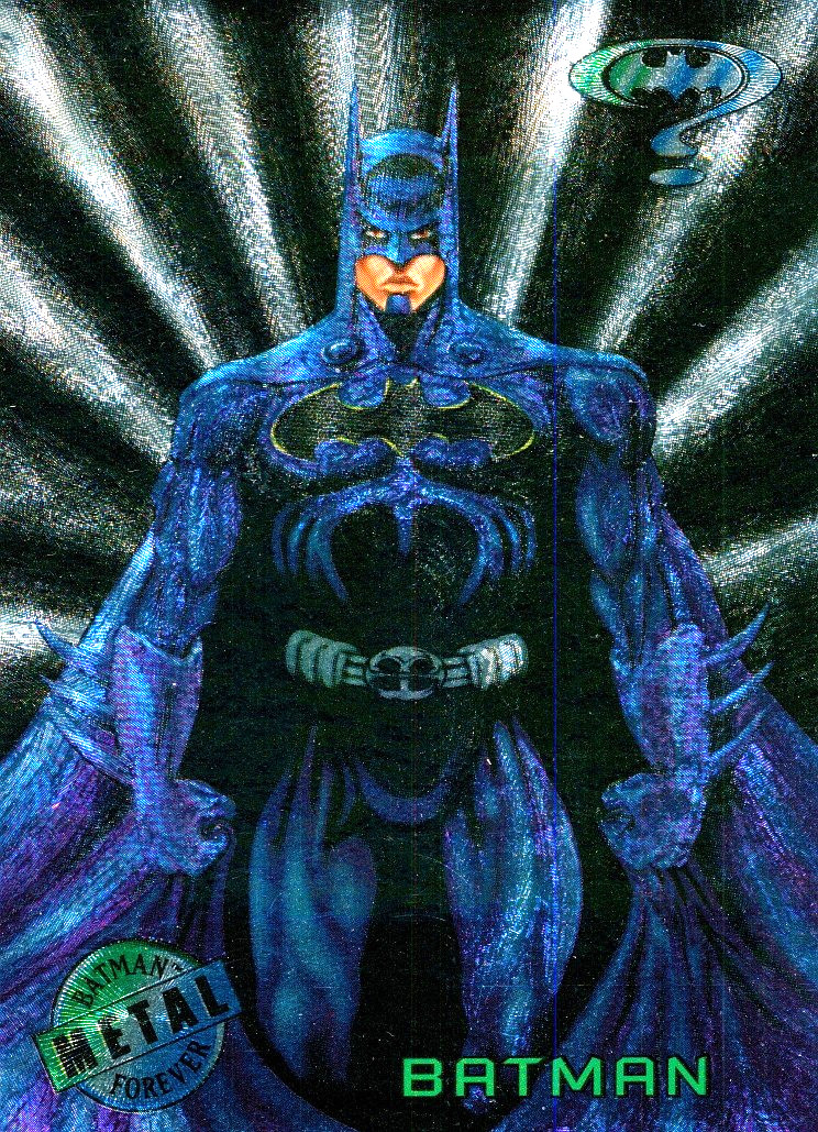 1995 FLEER BATMAN FOREVER METAL TRADING CARDS NM-MT YOU PICK #1-97 (dan#23)