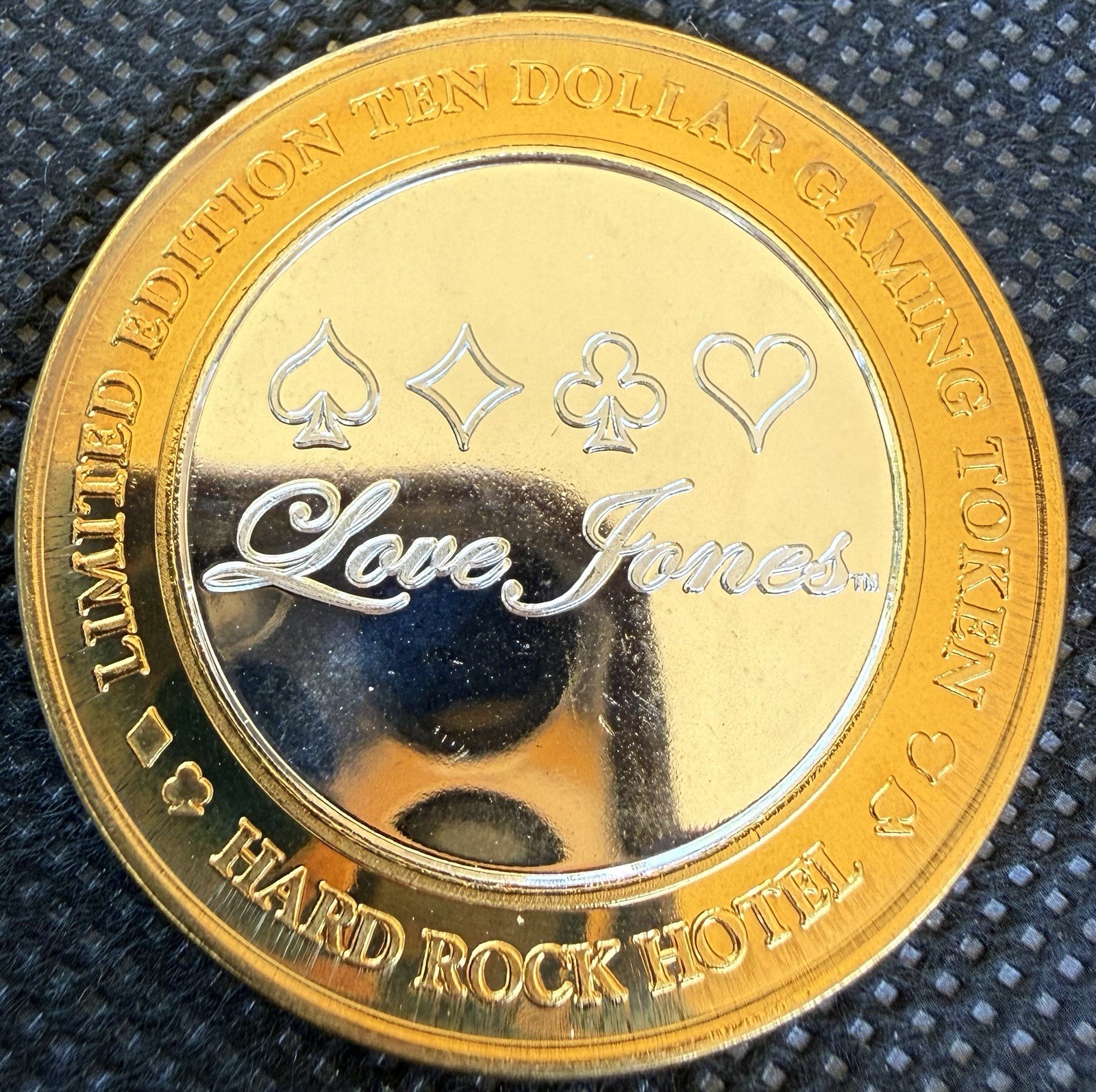 ⭐️HARD ROCK HOTEL VERY RARE Limited Edition 999% .6 Oz Pure Silver Strke⭐️