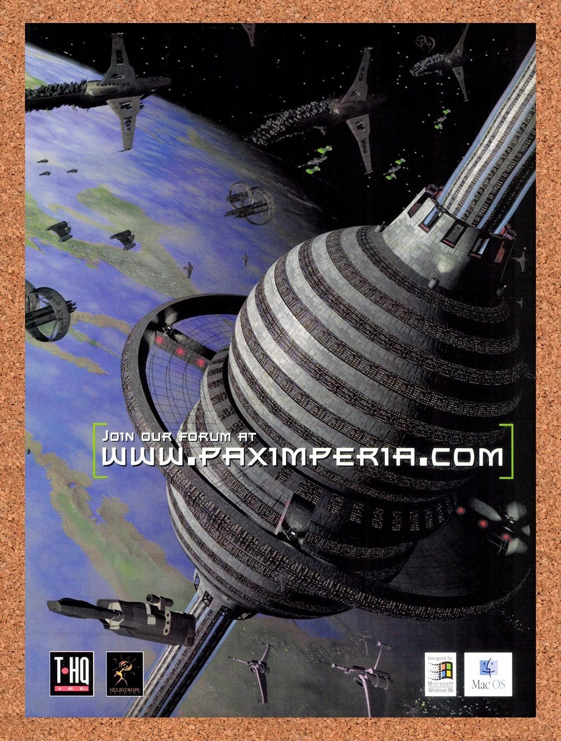 1997 Pax Imperia PC Original Advertisement / Retro Promo v3